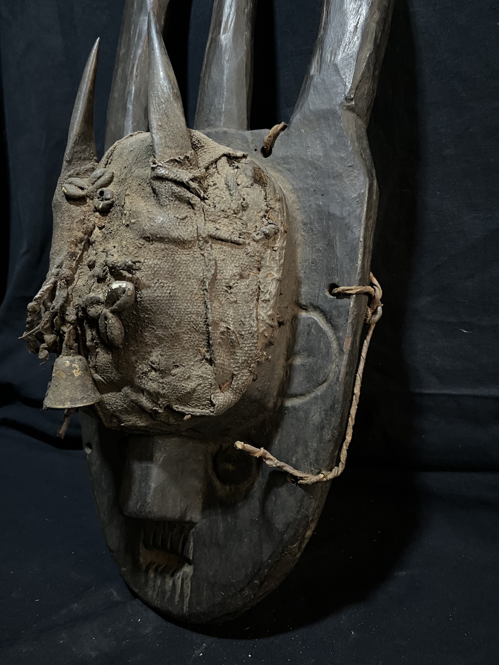 Photo 3 — Masque Koranko initiatique — Koranko, Guinée/Sierra Léone — Art tribal Africain