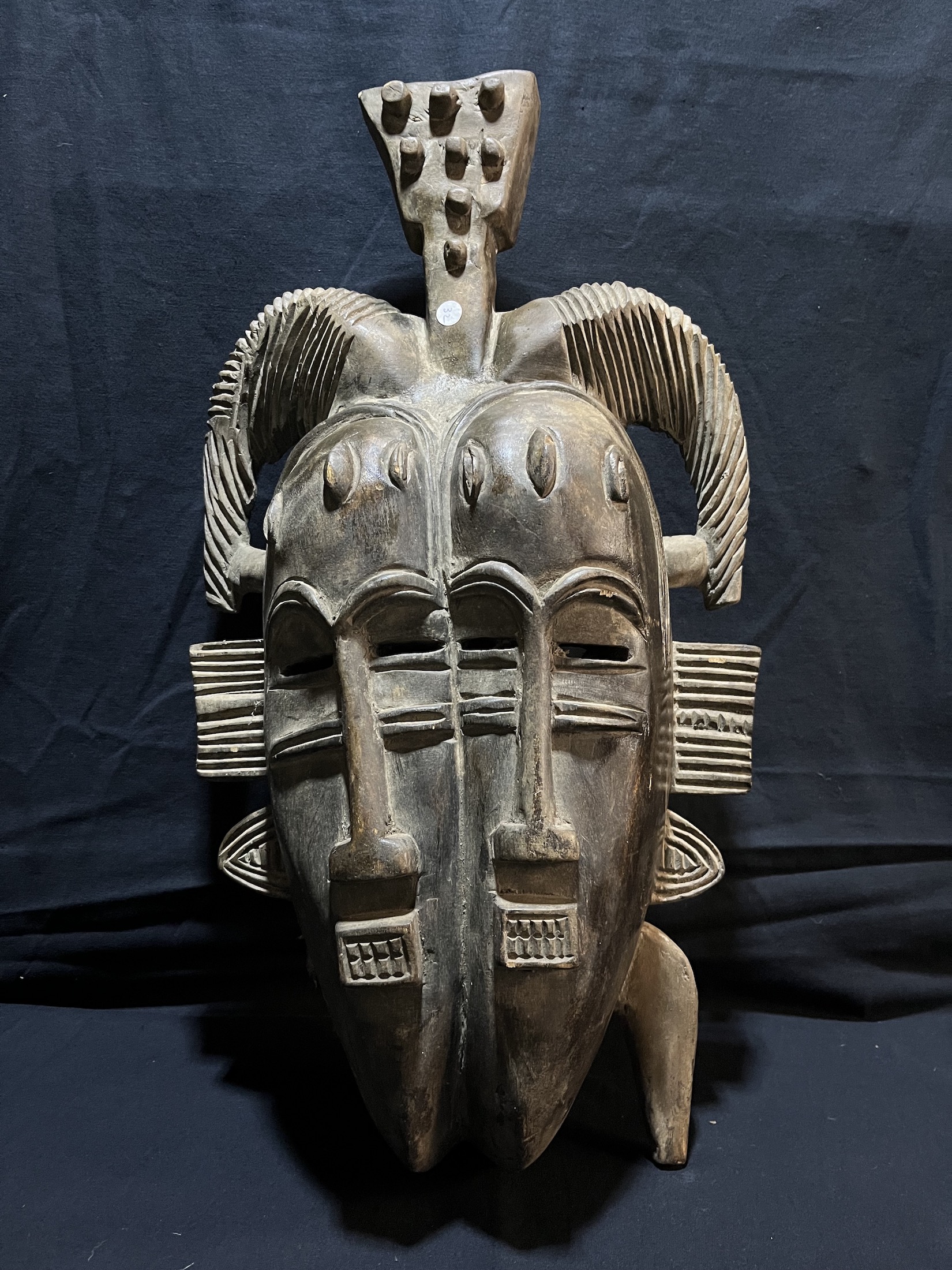 Masque Kpelié Sénoufo — Sénoufo, Côte d’Ivoire — Art tribal Africain