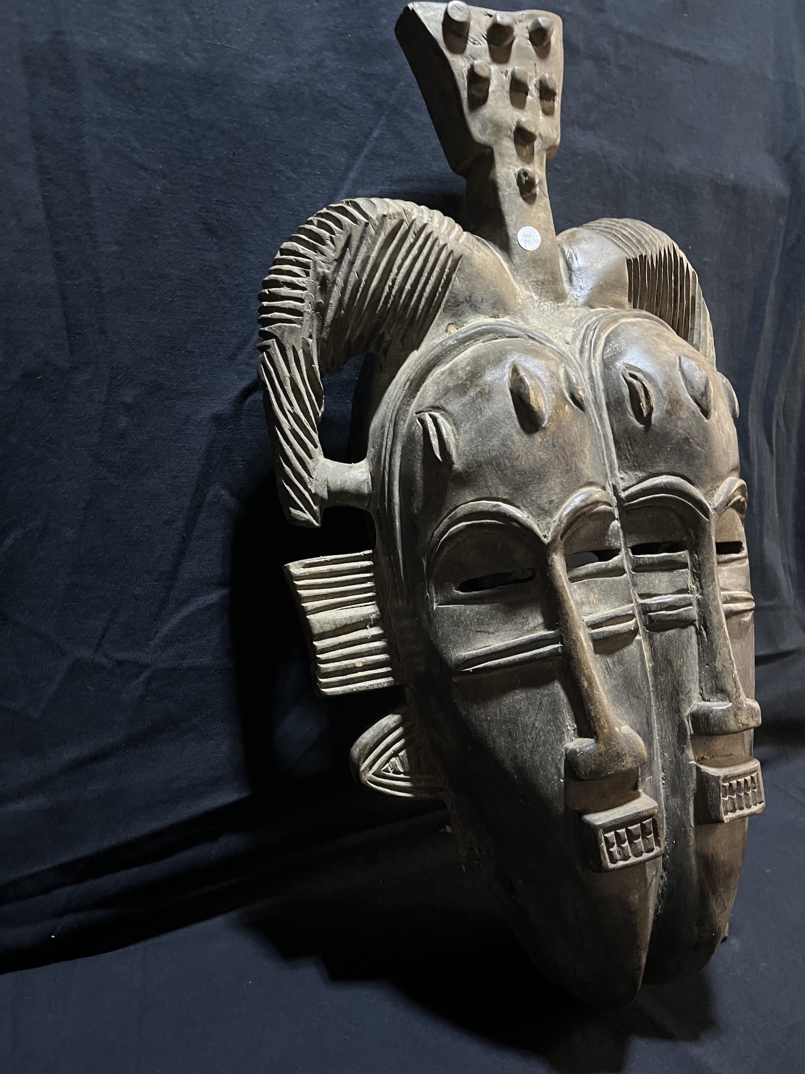 Photo 3 — Masque Kpelié Sénoufo — Sénoufo, Côte d’Ivoire — Art tribal Africain