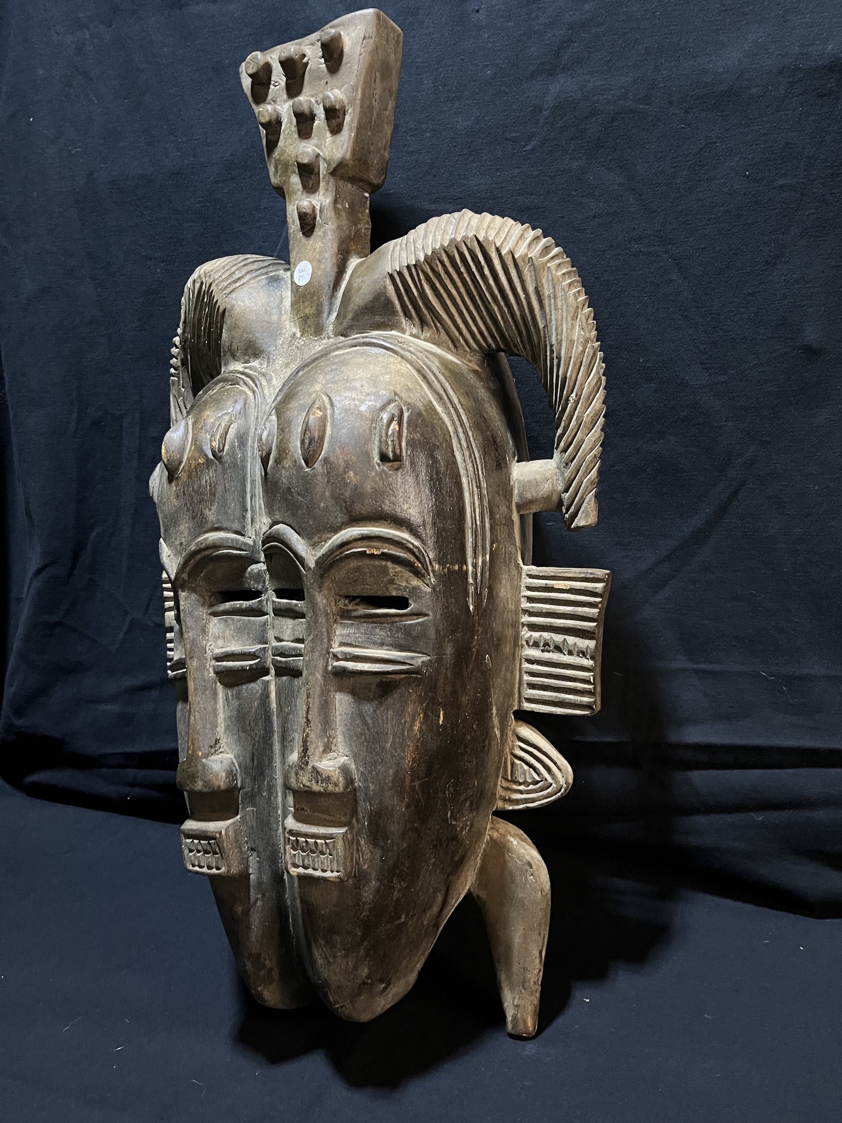 Photo 4 — Masque Kpelié Sénoufo — Sénoufo, Côte d’Ivoire — Art tribal Africain