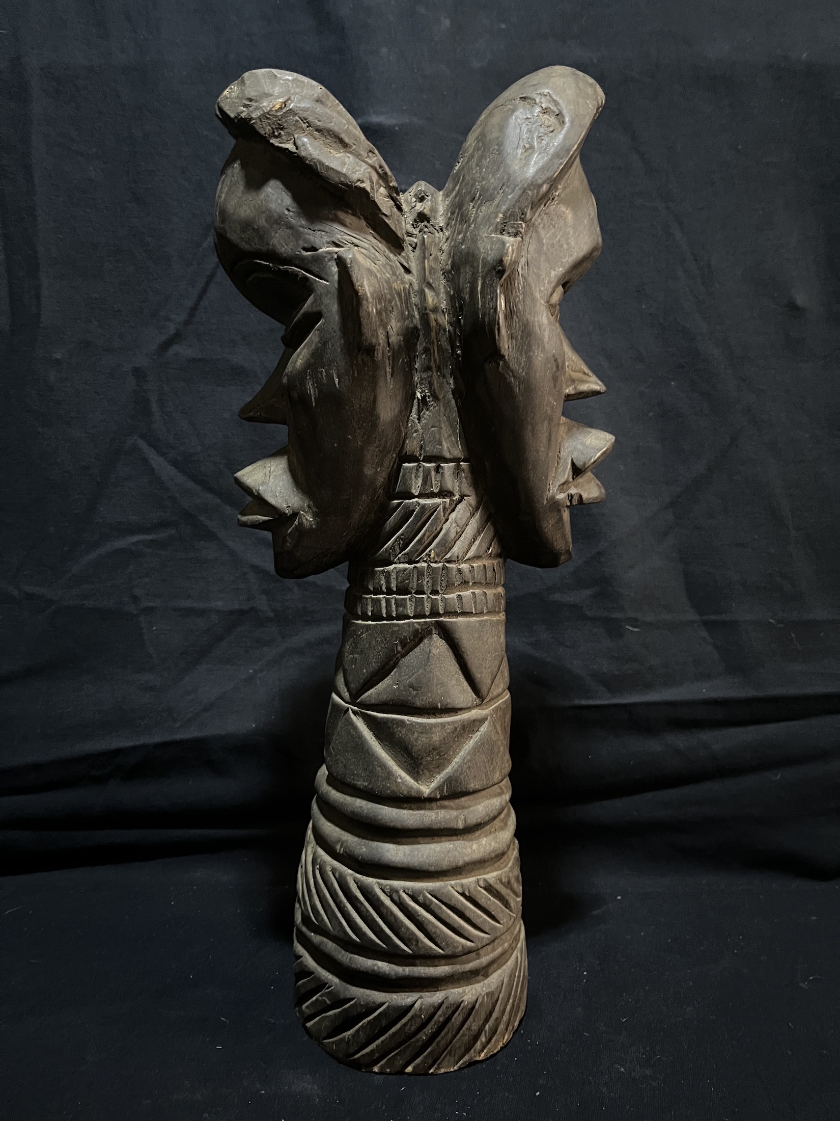Statue double faces — Dan, Côte d’Ivoire — Art tribal Africain