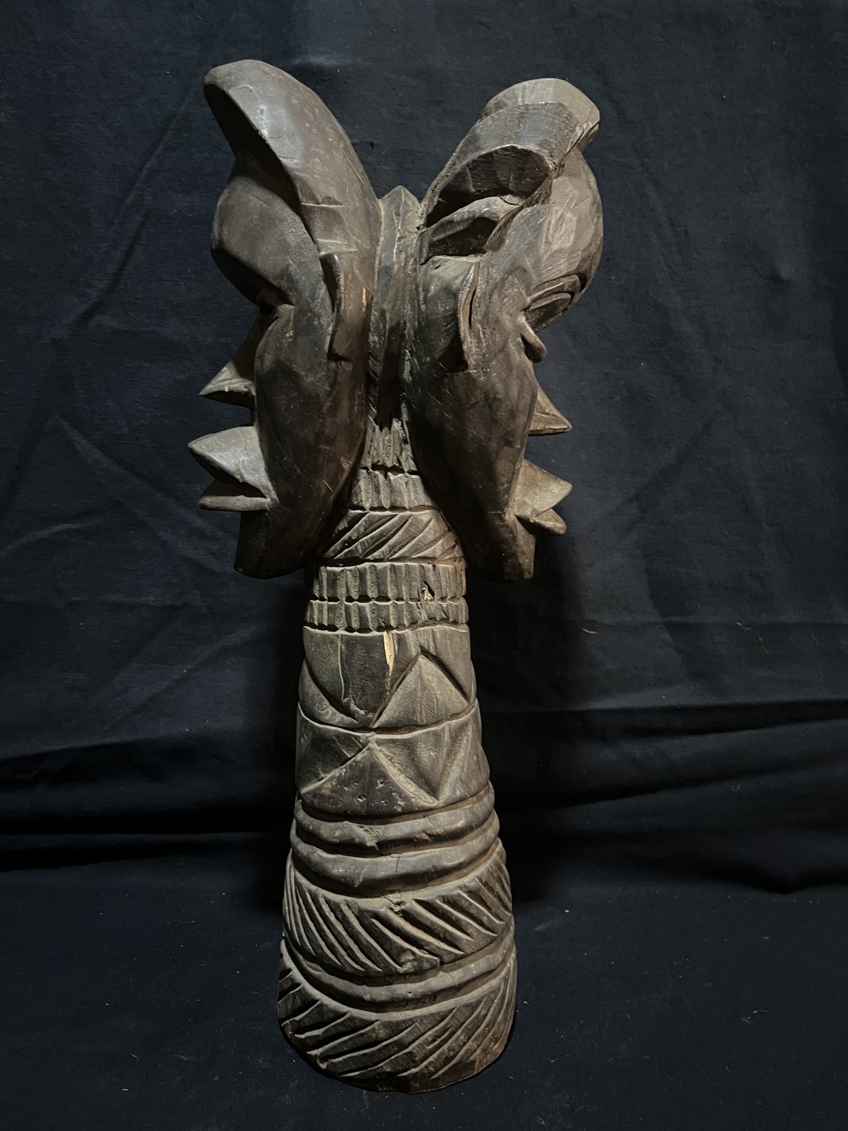 Photo 5 — Statue double faces — Dan, Côte d’Ivoire — Art tribal Africain