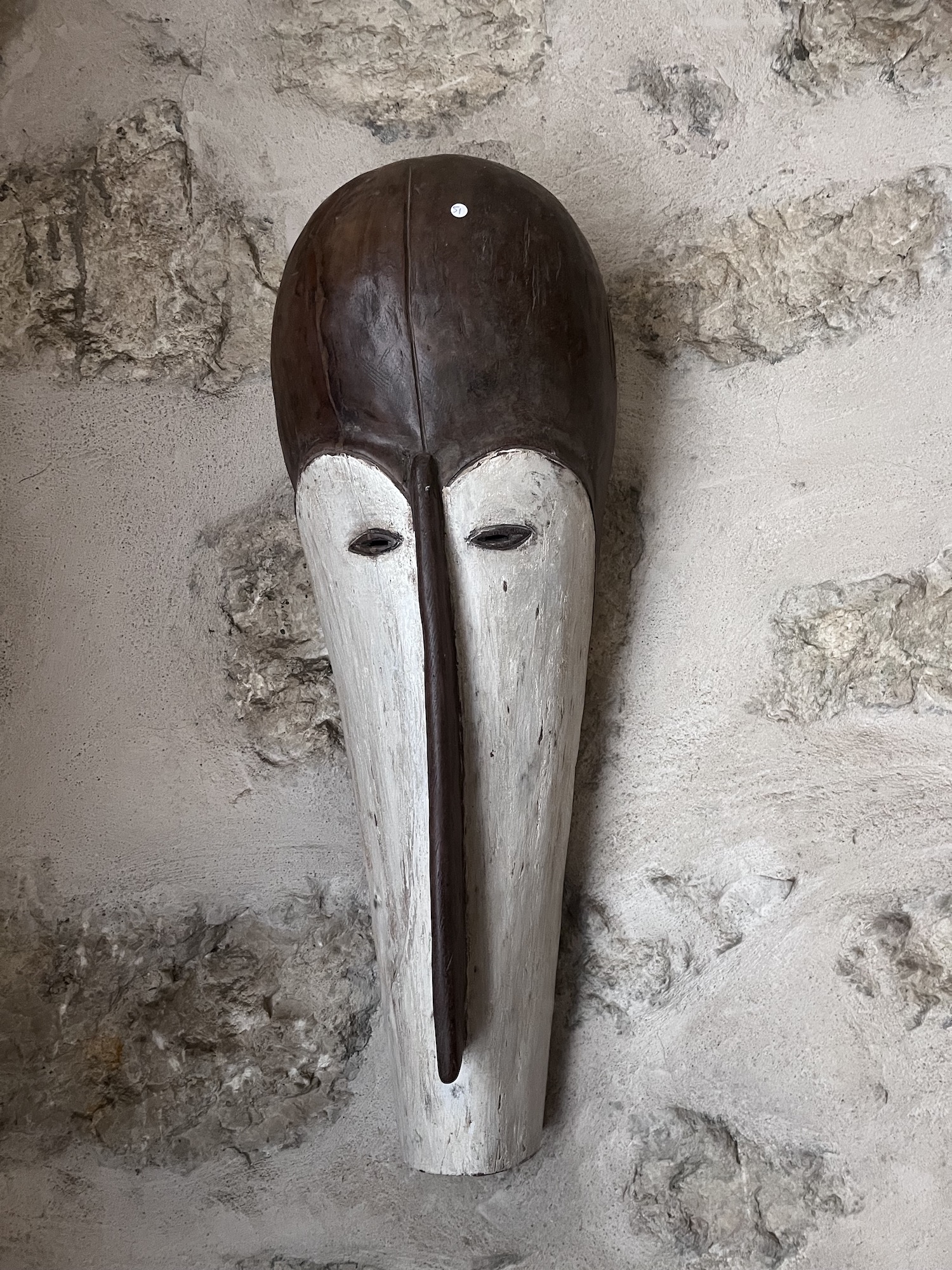 Photo 2 — Masque Fang type Ngil, Fang — Fang, Cameroun — Art tribal Africain