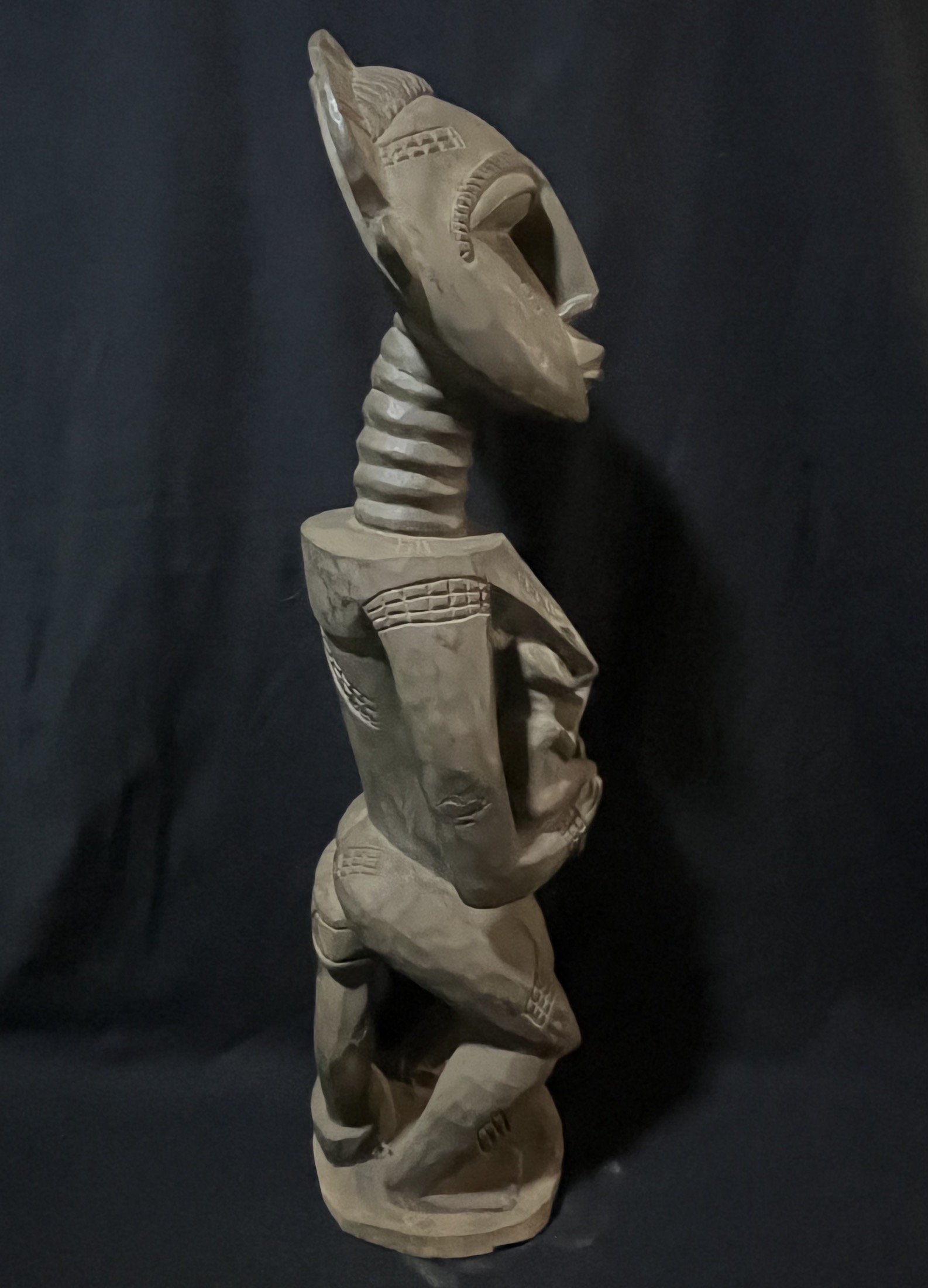 Photo 2 — Statue de maternité — Baoulé, Côte d’Ivoire — Art tribal Africain
