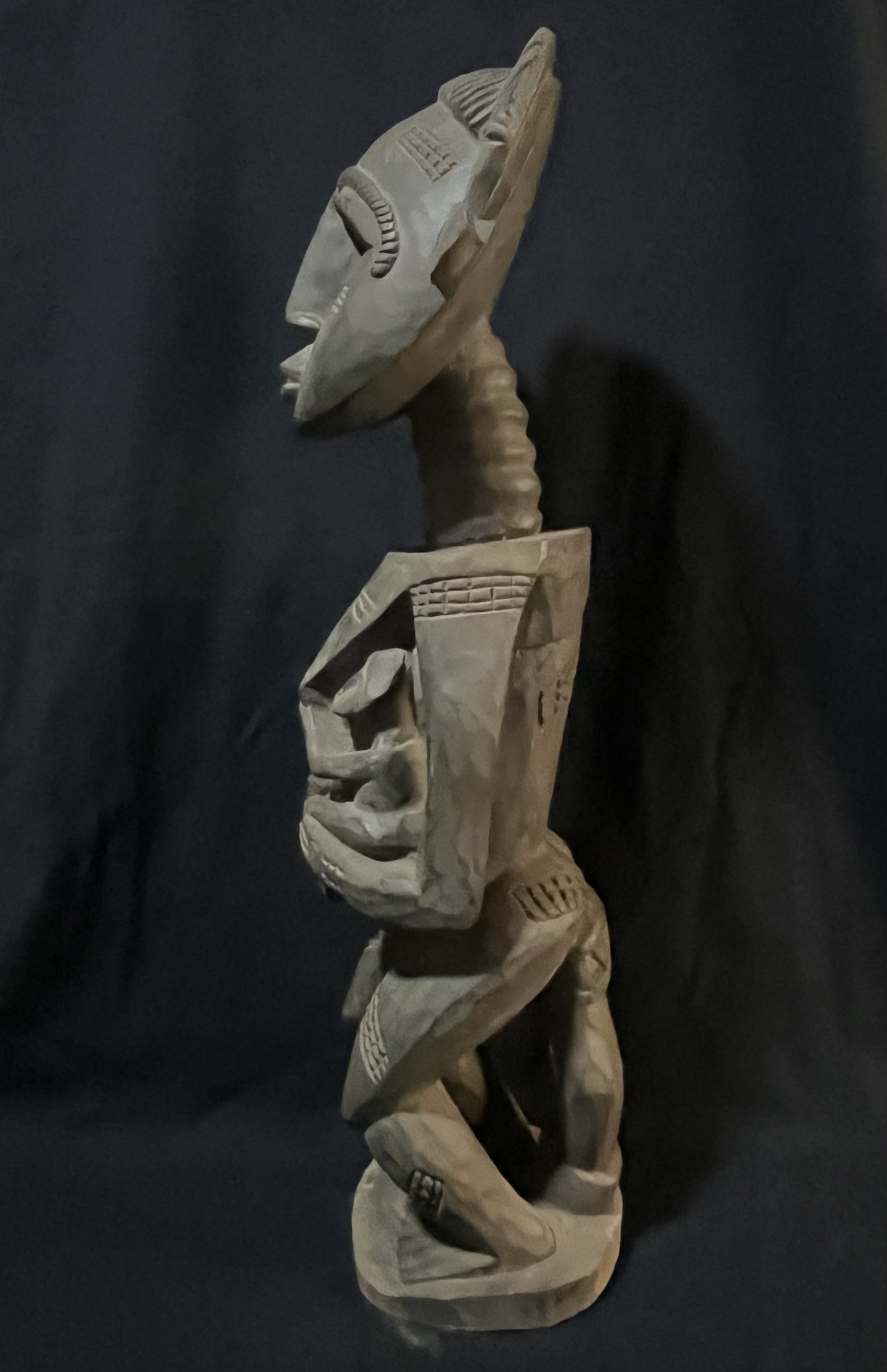 Photo 3 — Statue de maternité — Baoulé, Côte d’Ivoire — Art tribal Africain