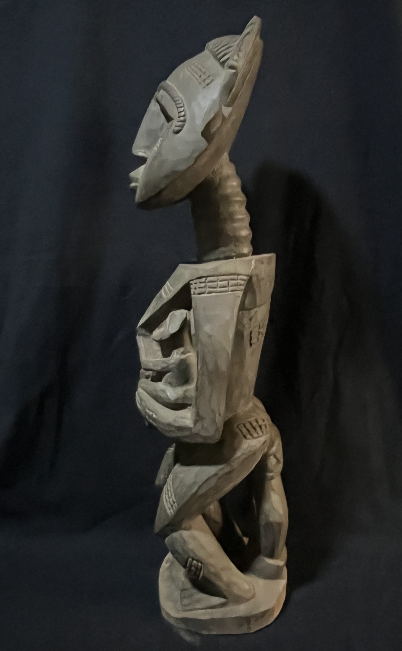 Photo 6 — Statue de maternité — Baoulé, Côte d’Ivoire — Art tribal Africain