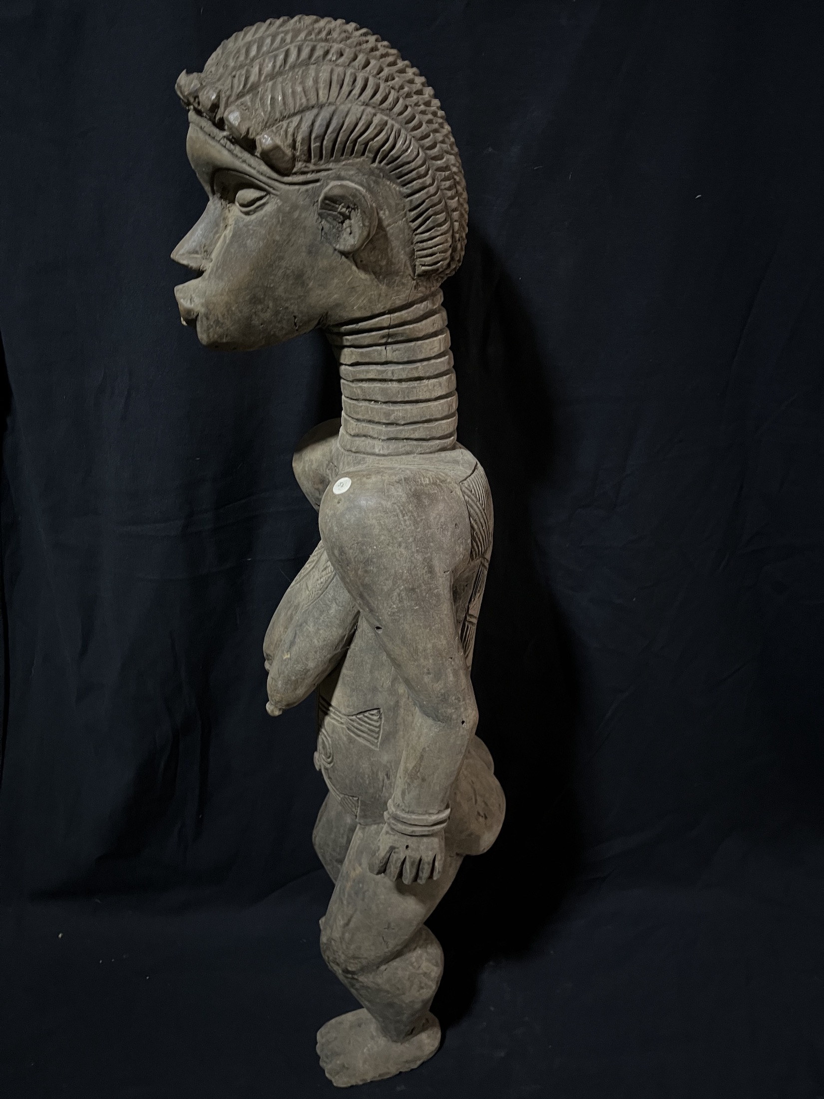 Photo 3 — Statue féminine Dan — Dan, Côte d’Ivoire — Art tribal Africain