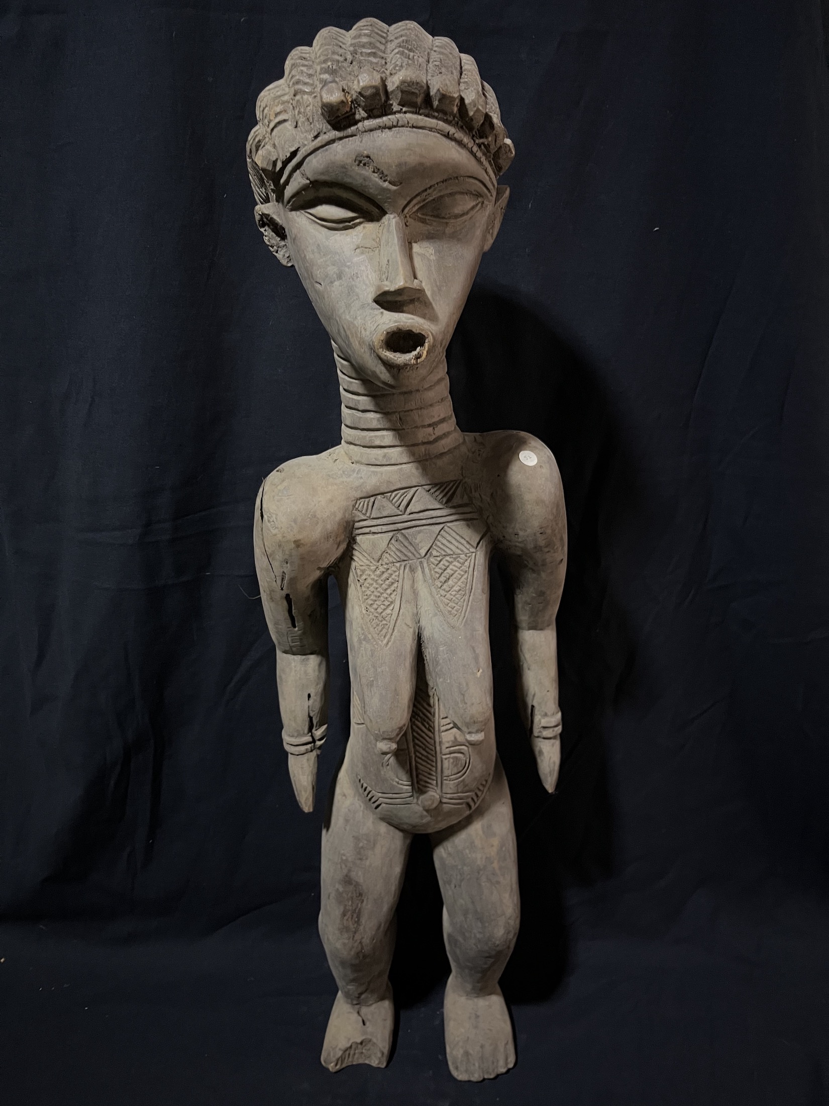 Photo 7 — Statue féminine Dan — Dan, Côte d’Ivoire — Art tribal Africain
