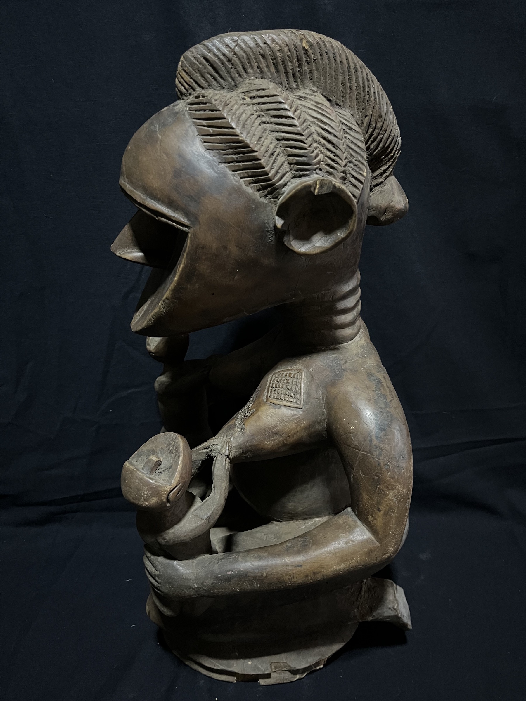 Photo 7 — Statue maternité — Toma, Guinée/Libéria — Art tribal Africain