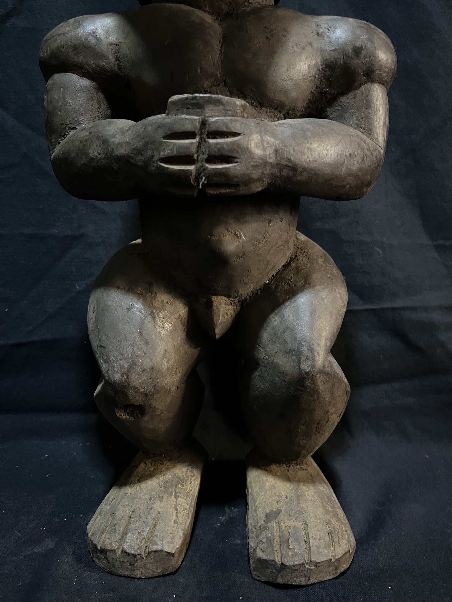 Photo 2 — Statue masculine debout — Fang, Gabon — Art tribal Africain