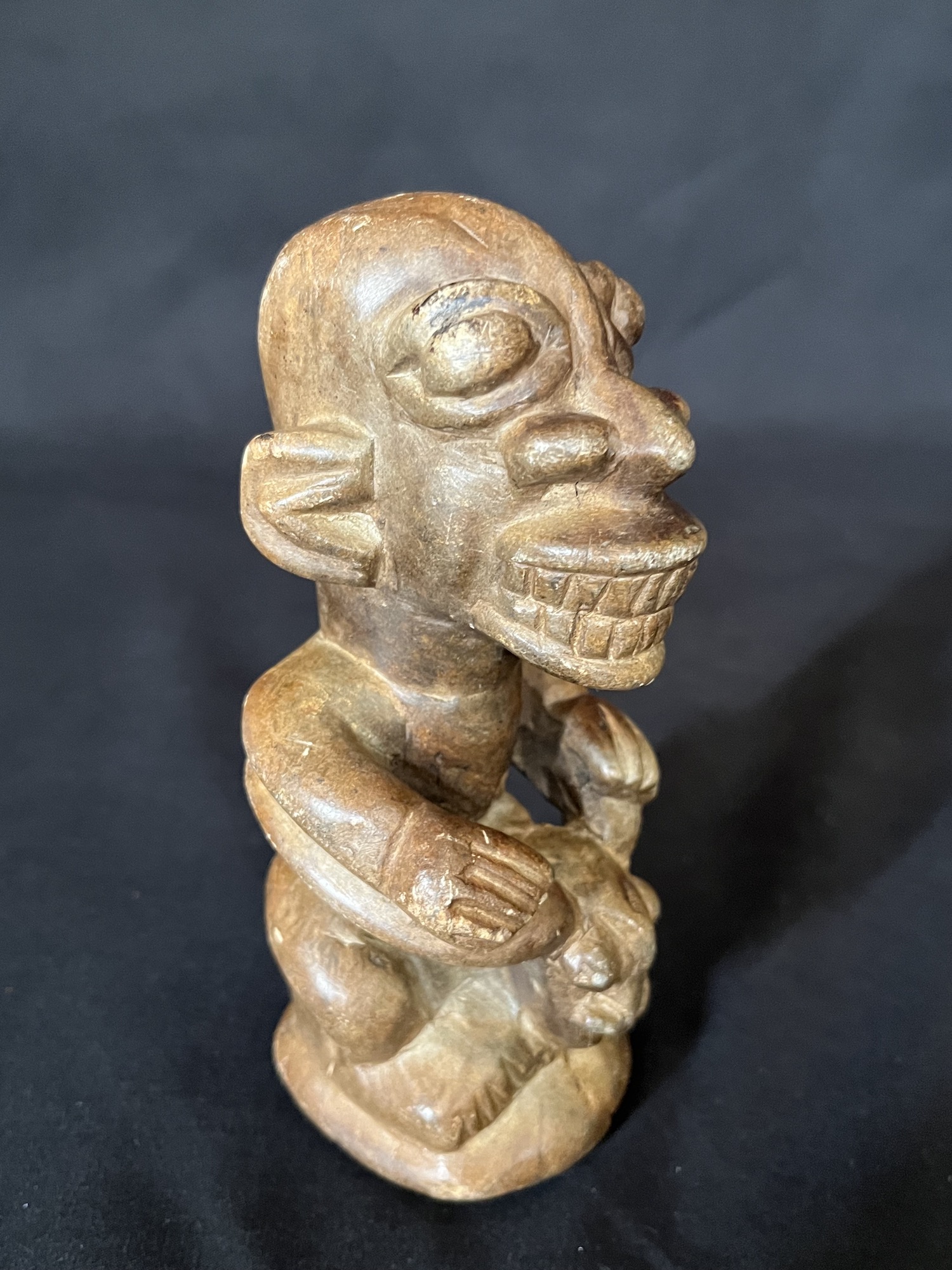 Photo 3 — Homme chevauchant un animal  — Kissi, Sierra Leone — Art tribal Africain