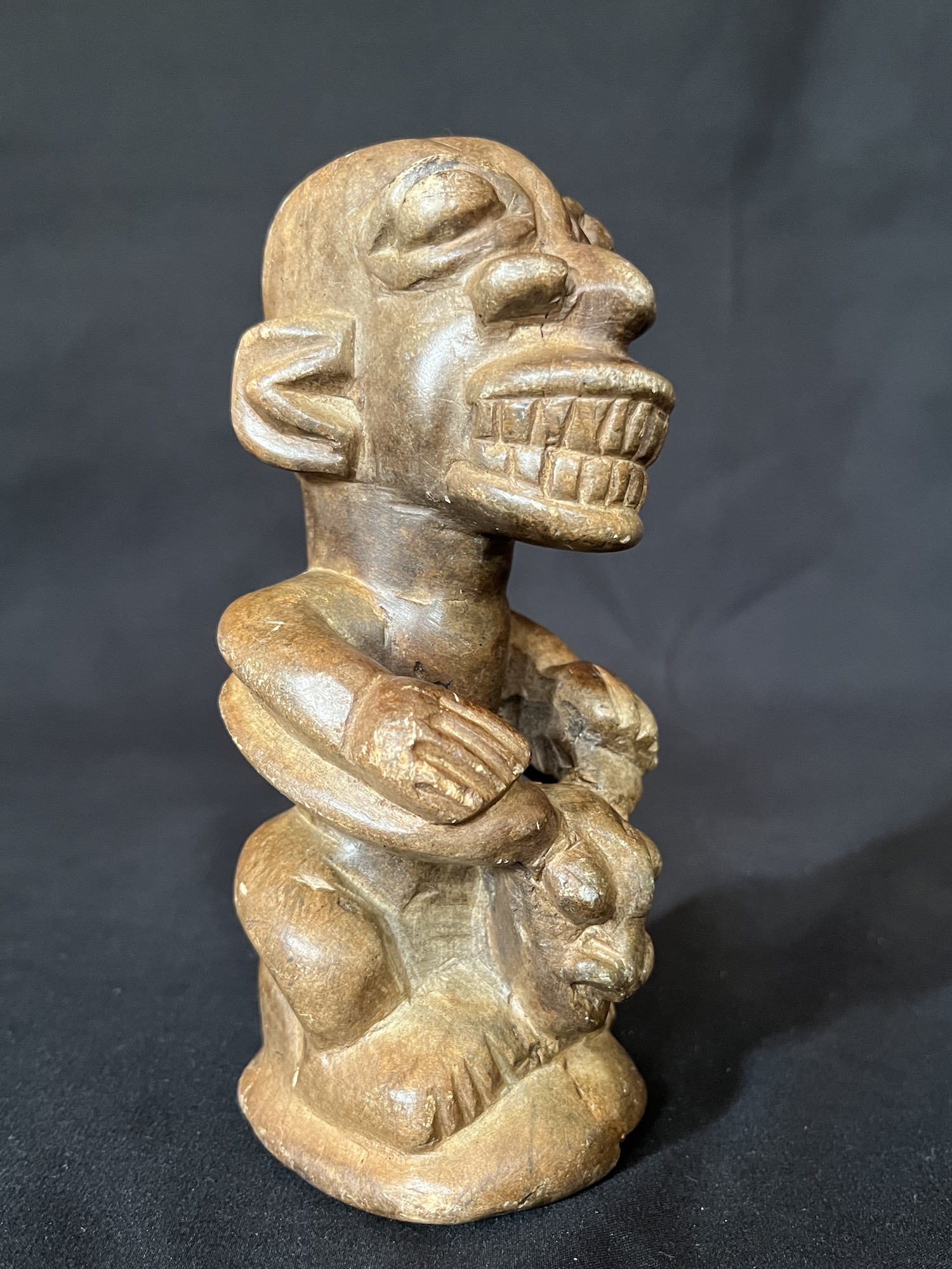 Photo 4 — Homme chevauchant un animal  — Kissi, Sierra Leone — Art tribal Africain