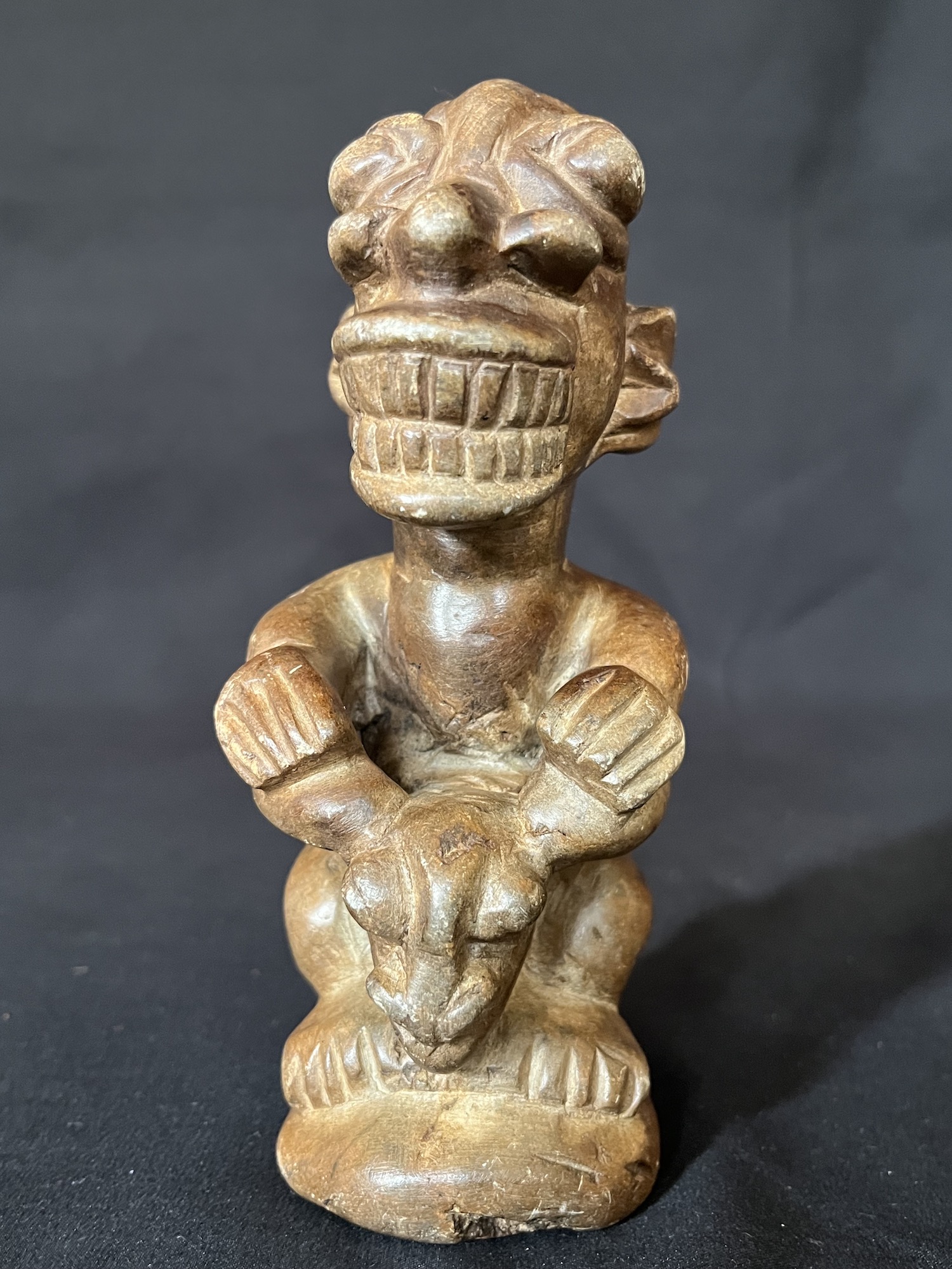 Photo 10 — Homme chevauchant un animal  — Kissi, Sierra Leone — Art tribal Africain