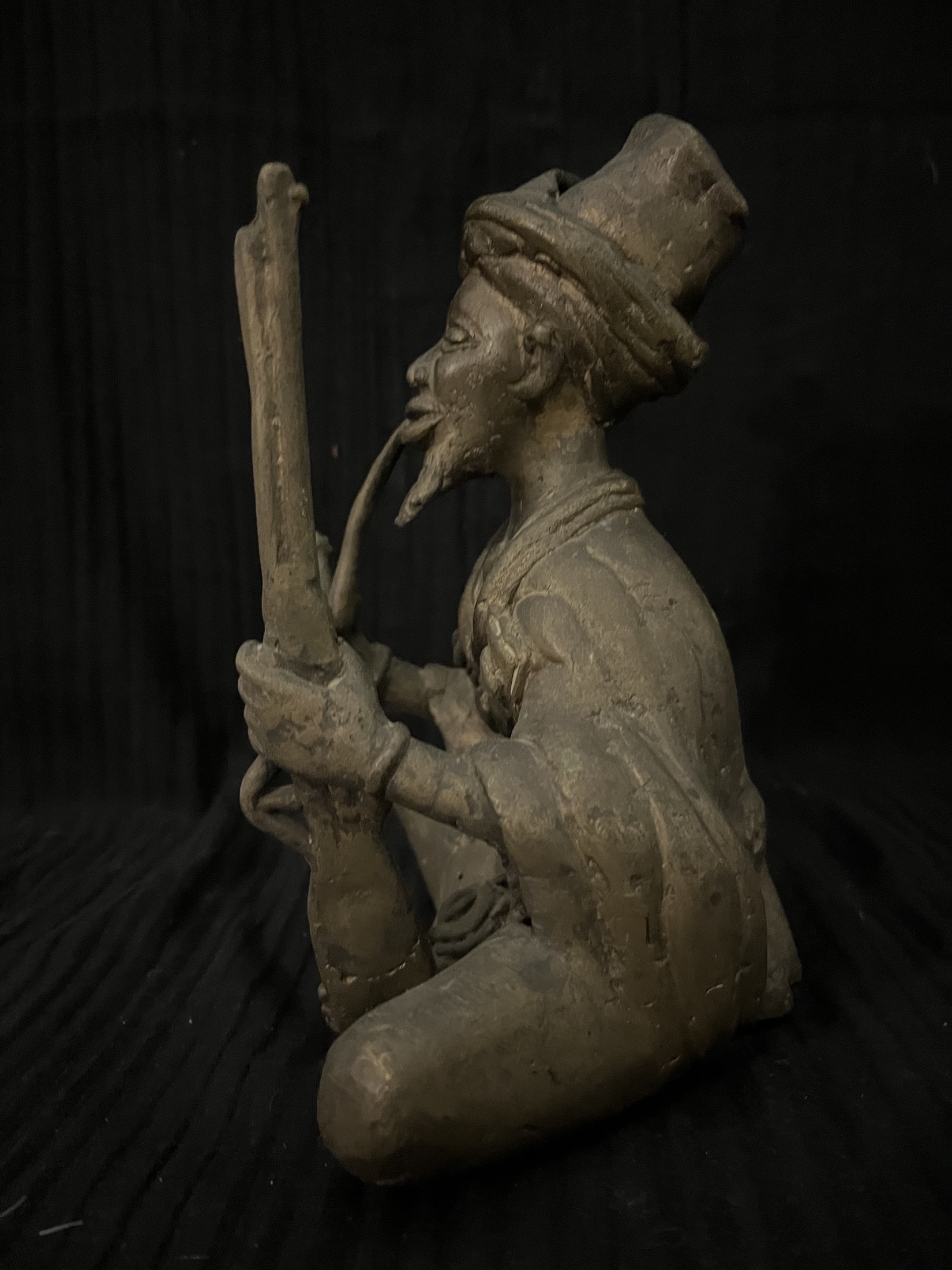 Photo 4 — Vieux fumant la pipe — Mossi, Burkina Faso — Art tribal Africain