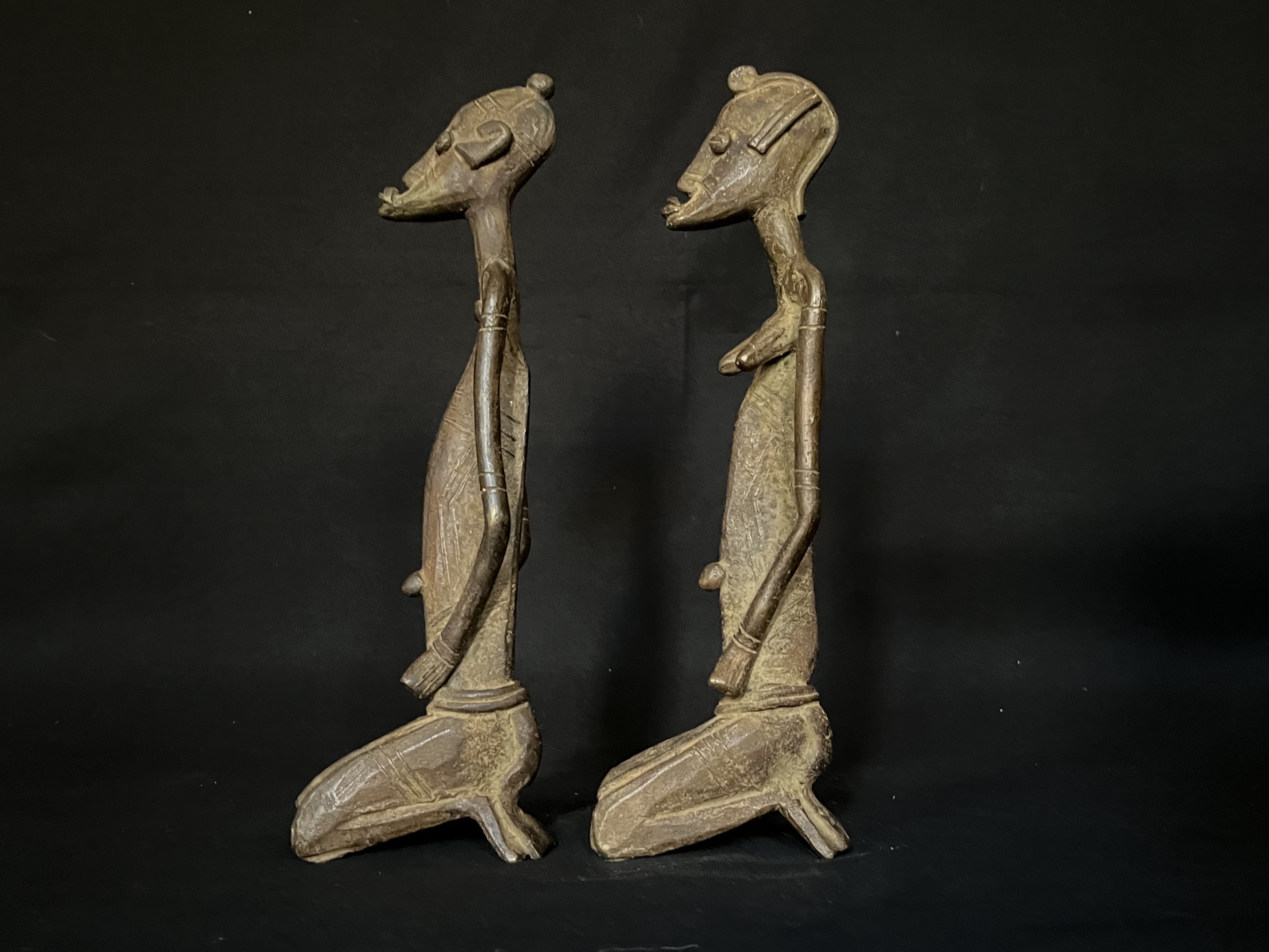 Photo 3 — Couple Dogon Métal — Dogon, Mali — Art tribal Africain