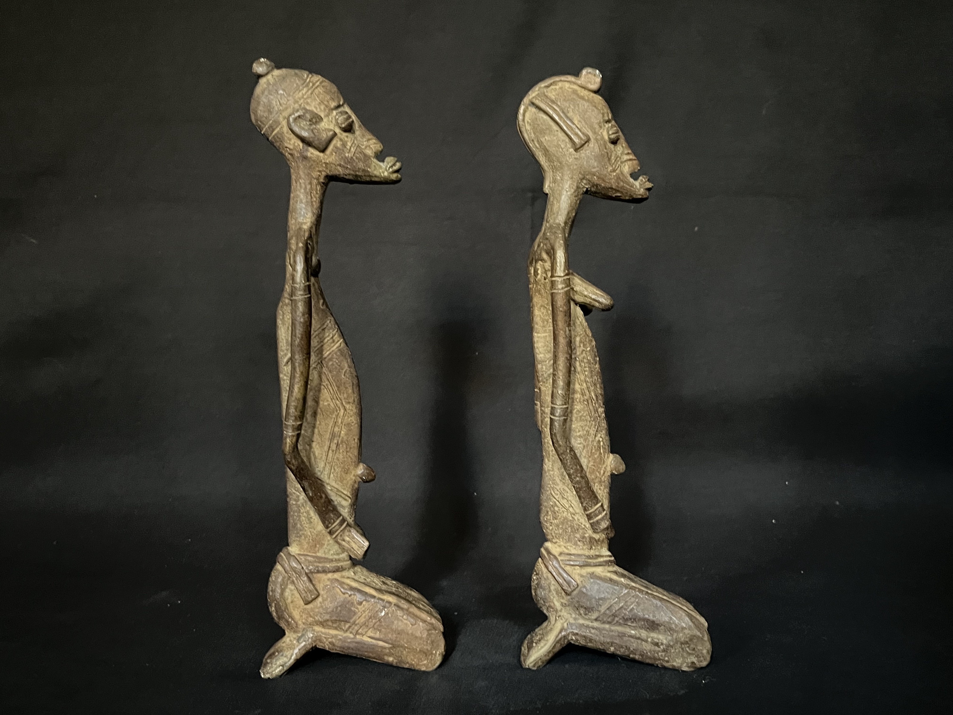 Photo 5 — Couple Dogon Métal — Dogon, Mali — Art tribal Africain