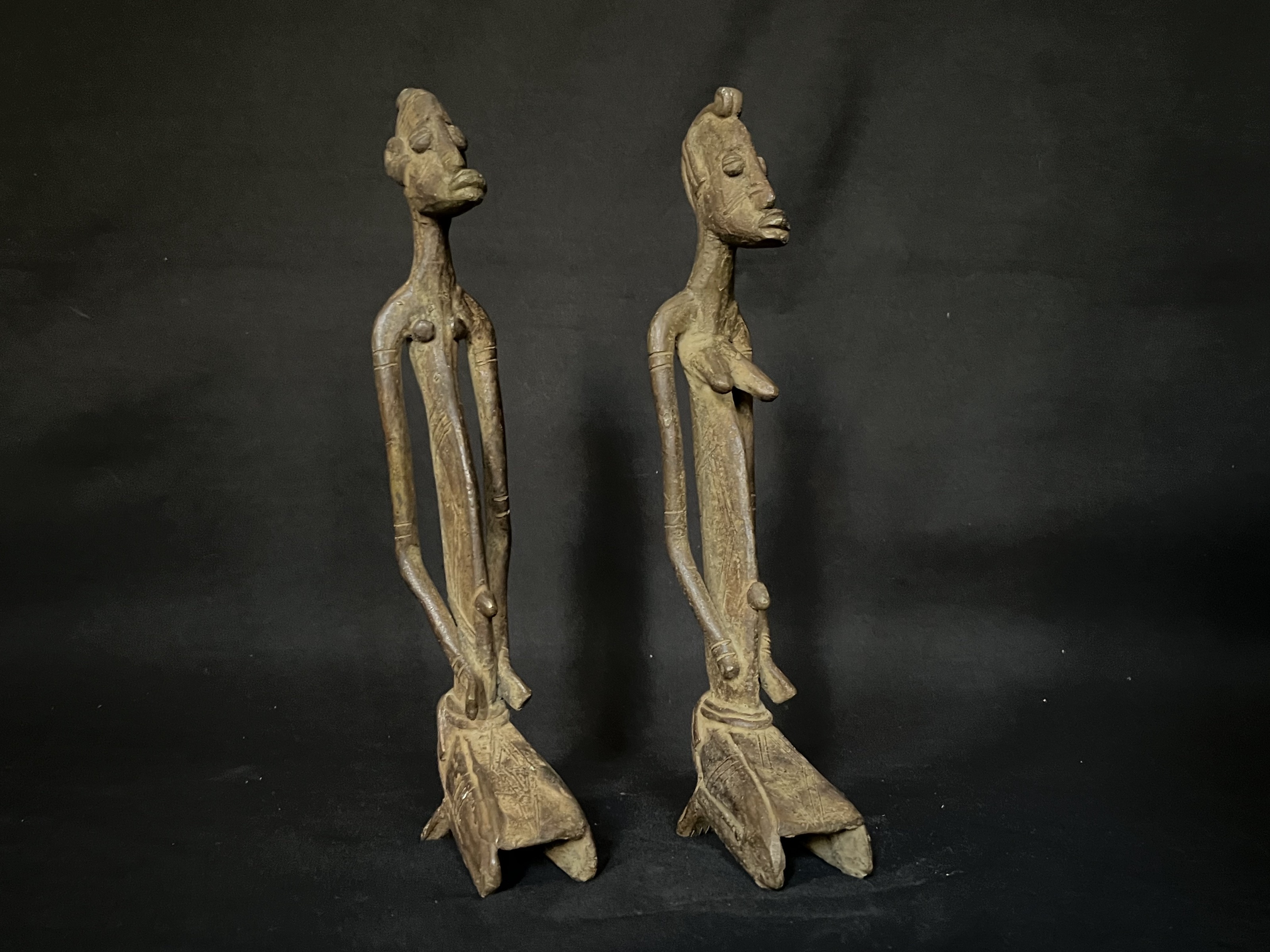 Photo 6 — Couple Dogon Métal — Dogon, Mali — Art tribal Africain
