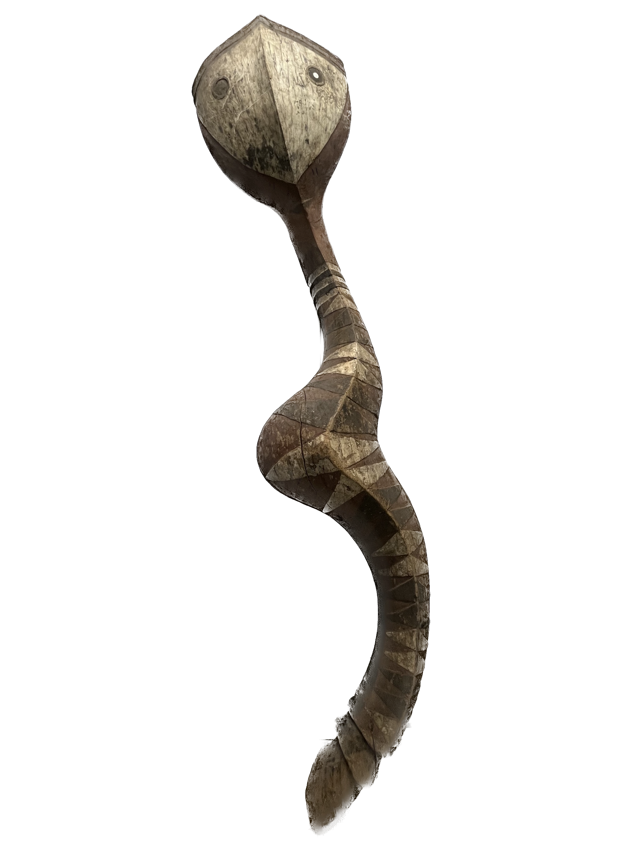 Masque Serpent Bansonyi – Sculpture monumentale verticale  — Baga, Mali — Art tribal Africain