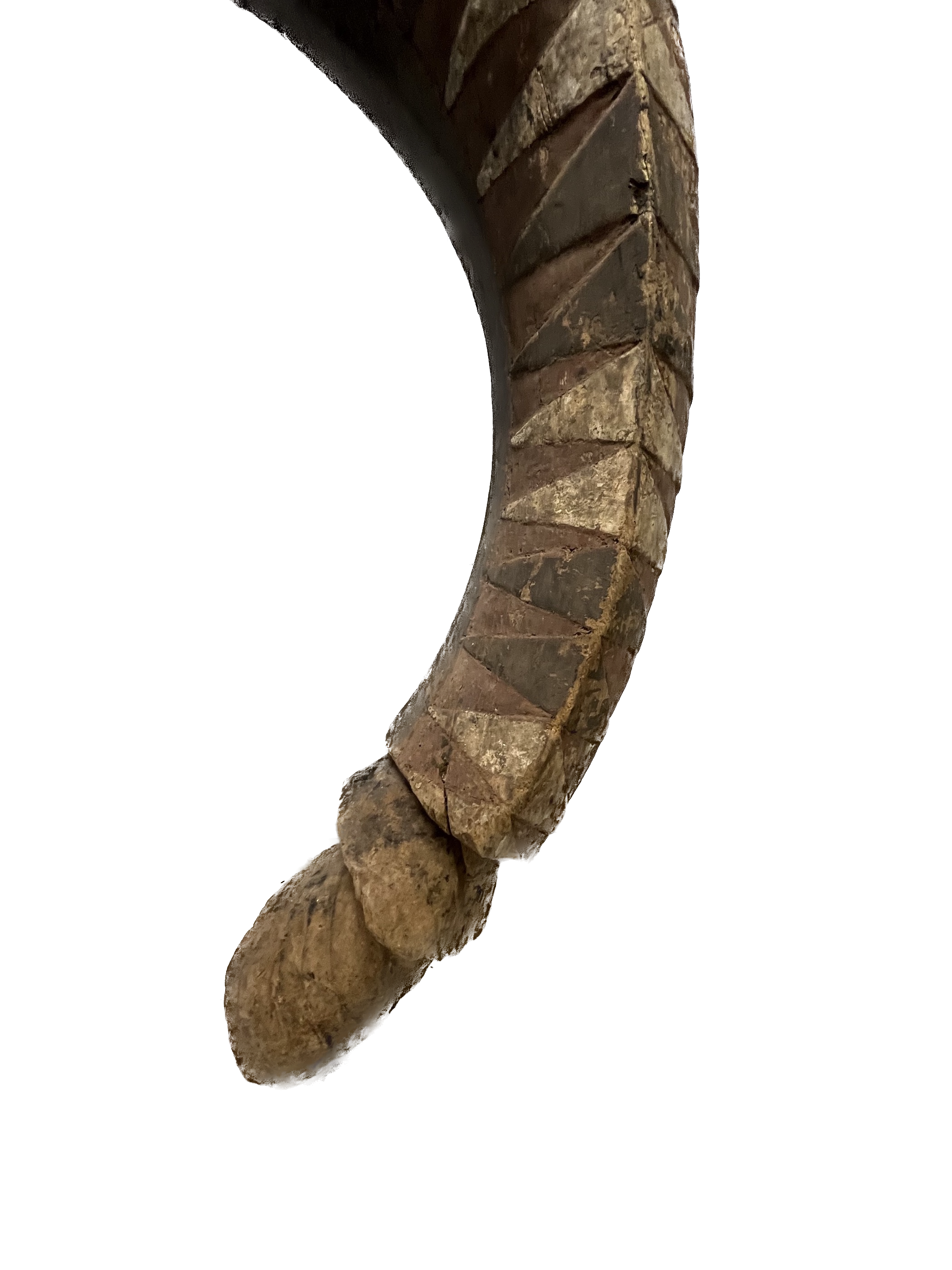 Photo 4 — Masque Serpent Bansonyi – Sculpture monumentale verticale  — Baga, Mali — Art tribal Africain