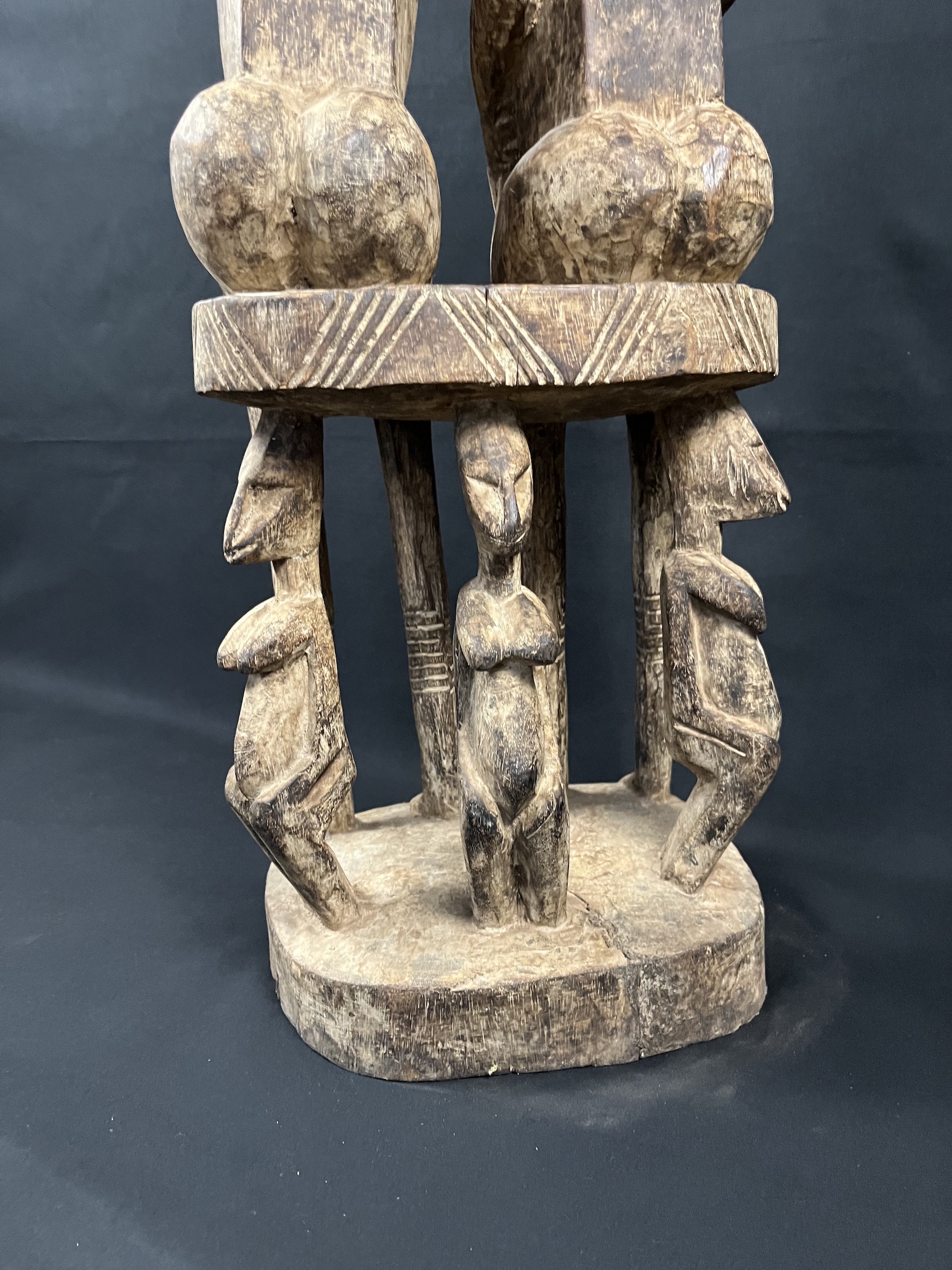 Photo 4 — Couple Dogon avec enfants — Dogon, Mali — Art tribal Africain