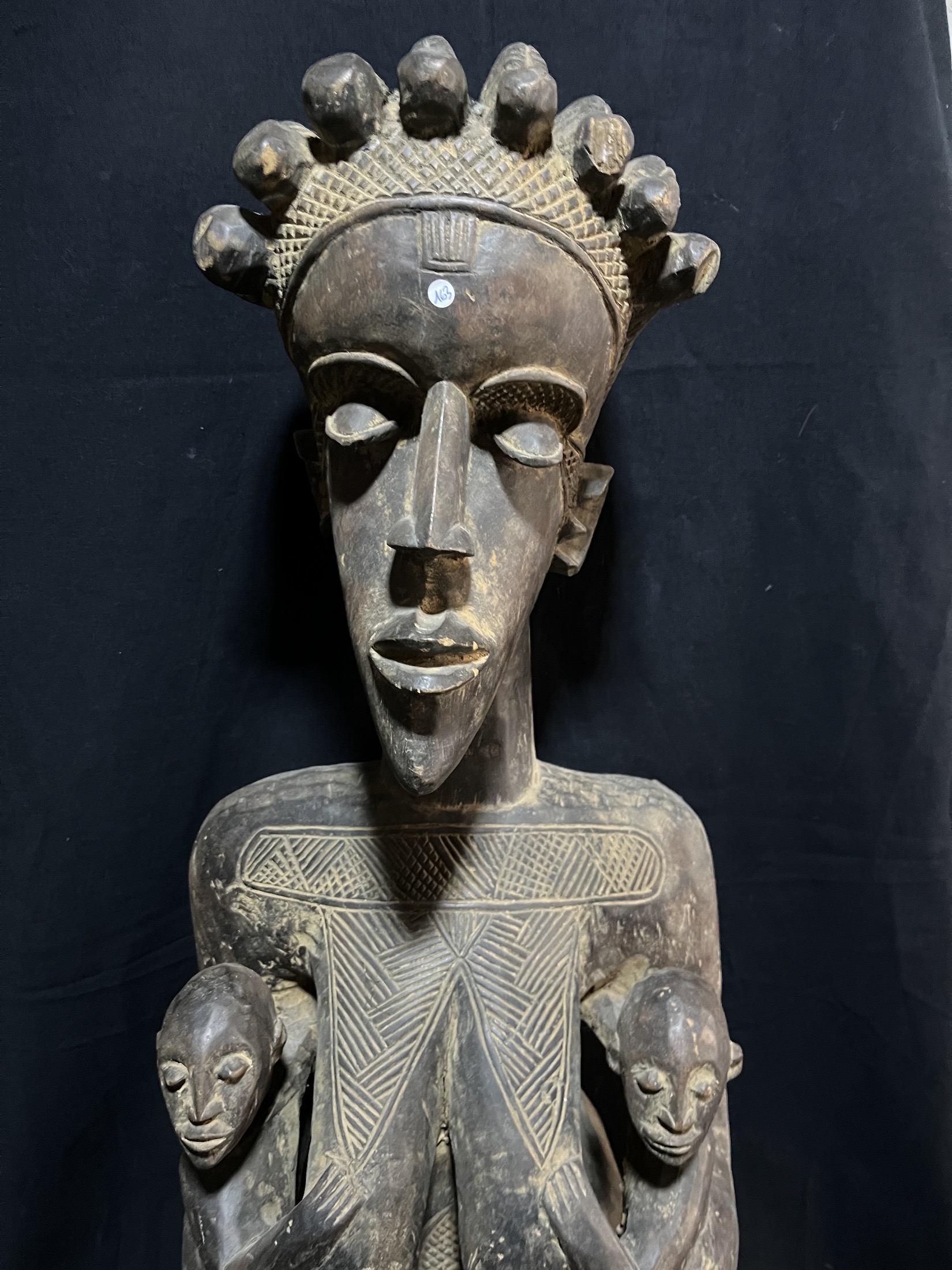Photo 2 — Statue de maternité — TOMA, Guinée — Art tribal Africain