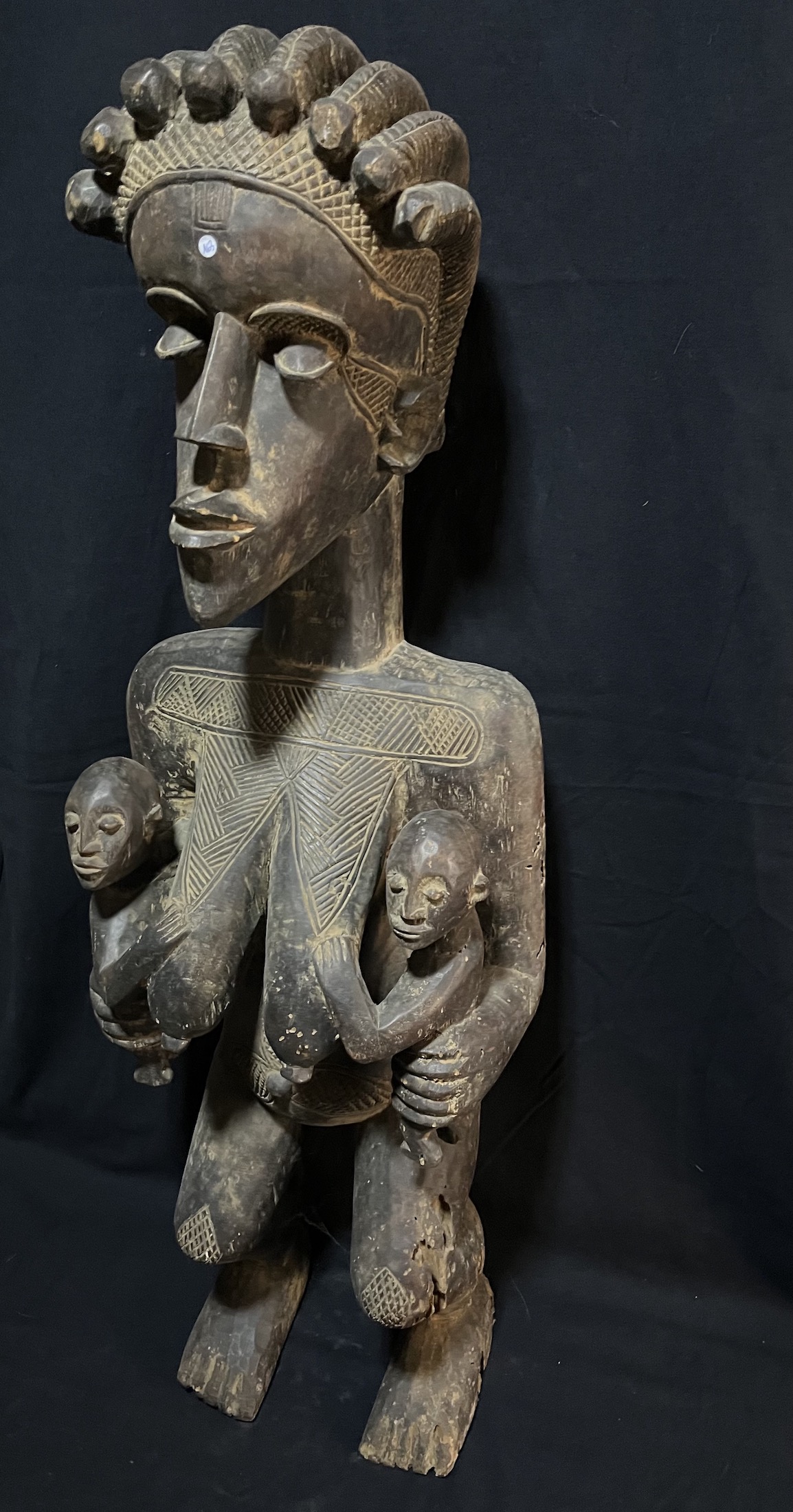 Photo 6 — Statue de maternité — TOMA, Guinée — Art tribal Africain