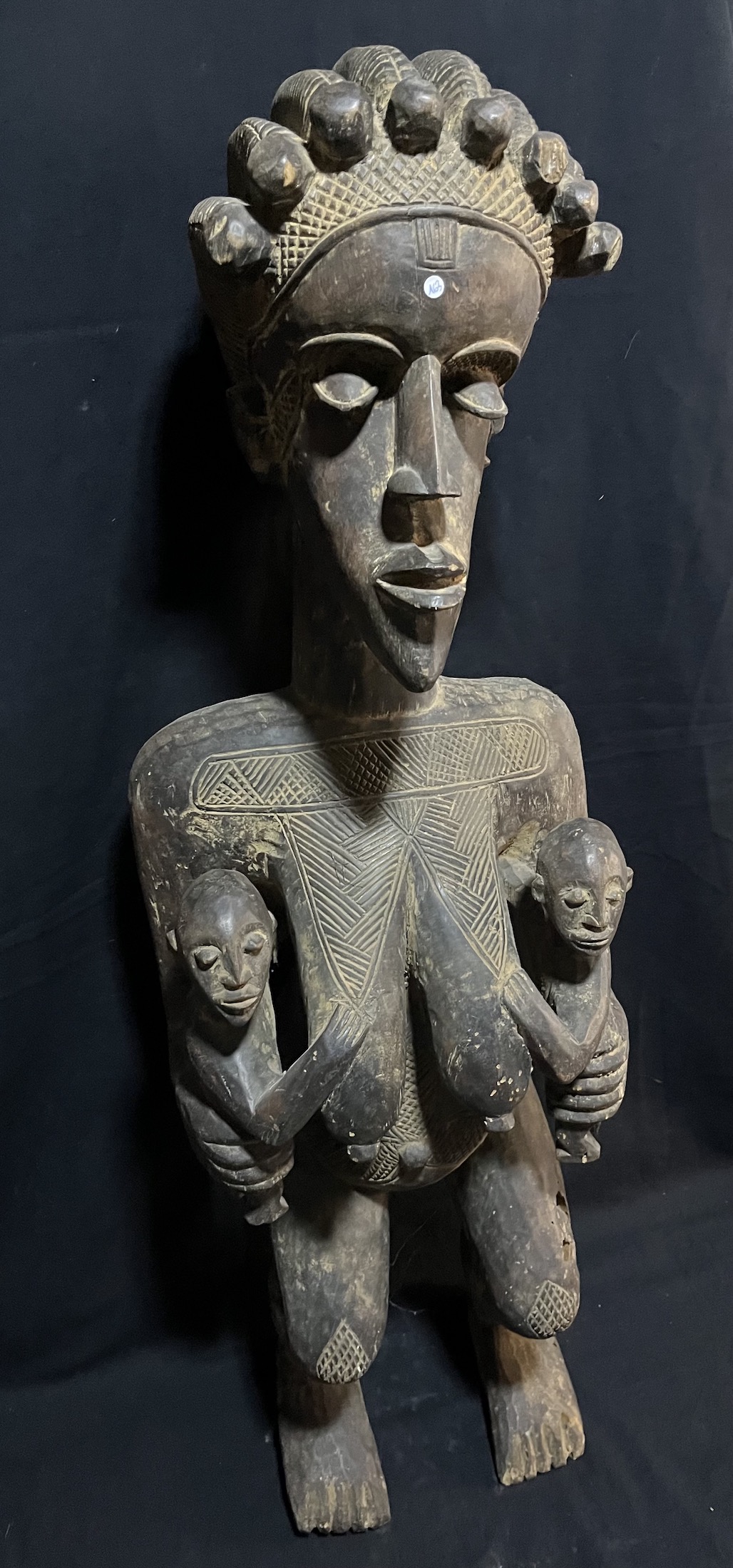Photo 7 — Statue de maternité — TOMA, Guinée — Art tribal Africain