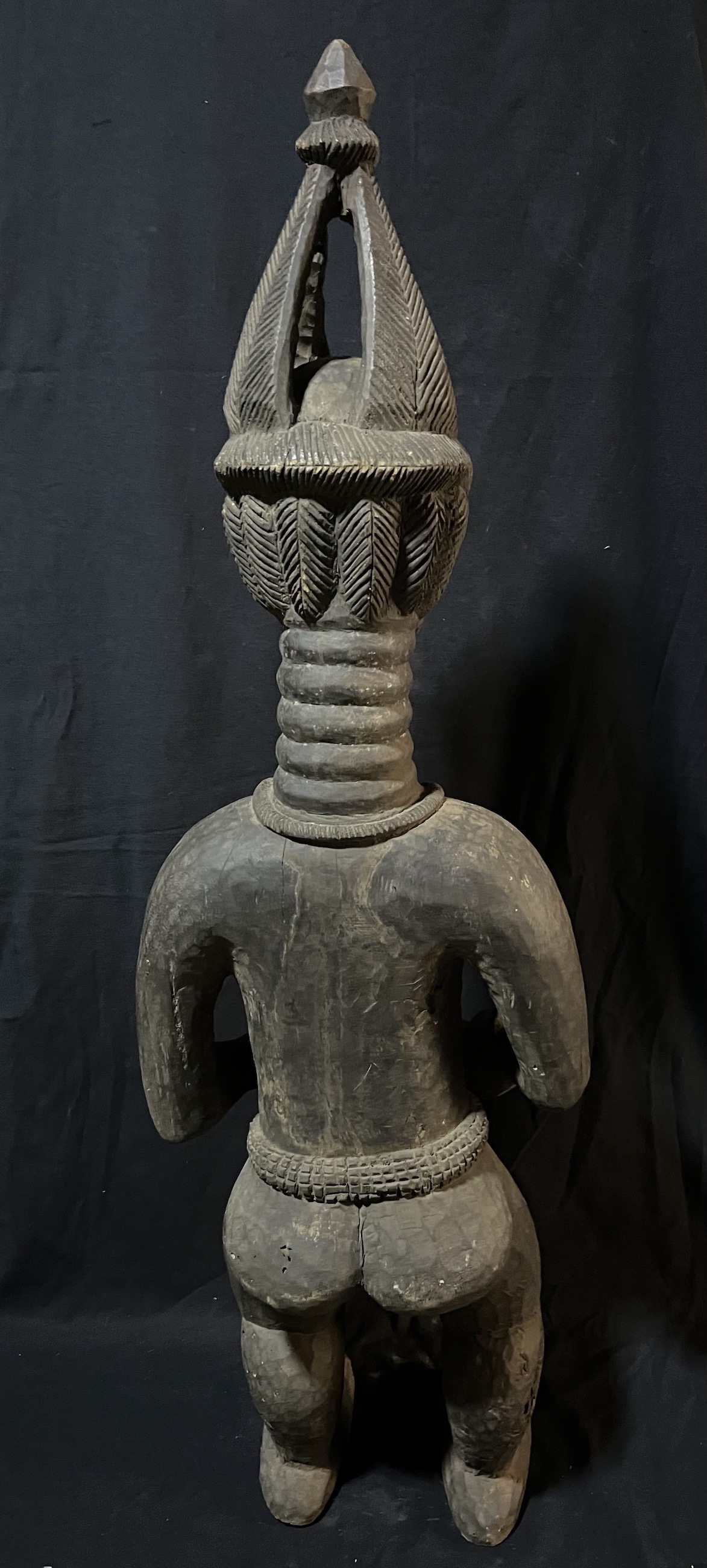 Photo 9 — Statue maternité Sowo wa — Mendé, Sierra Léone — Art tribal Africain