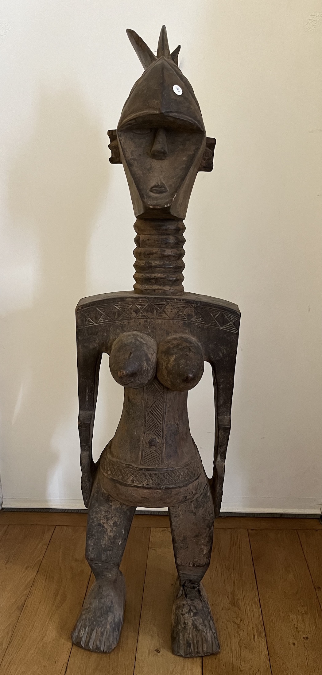 Statue féminine Nimba (D’mba) — Baga, Guinée — Art tribal Africain