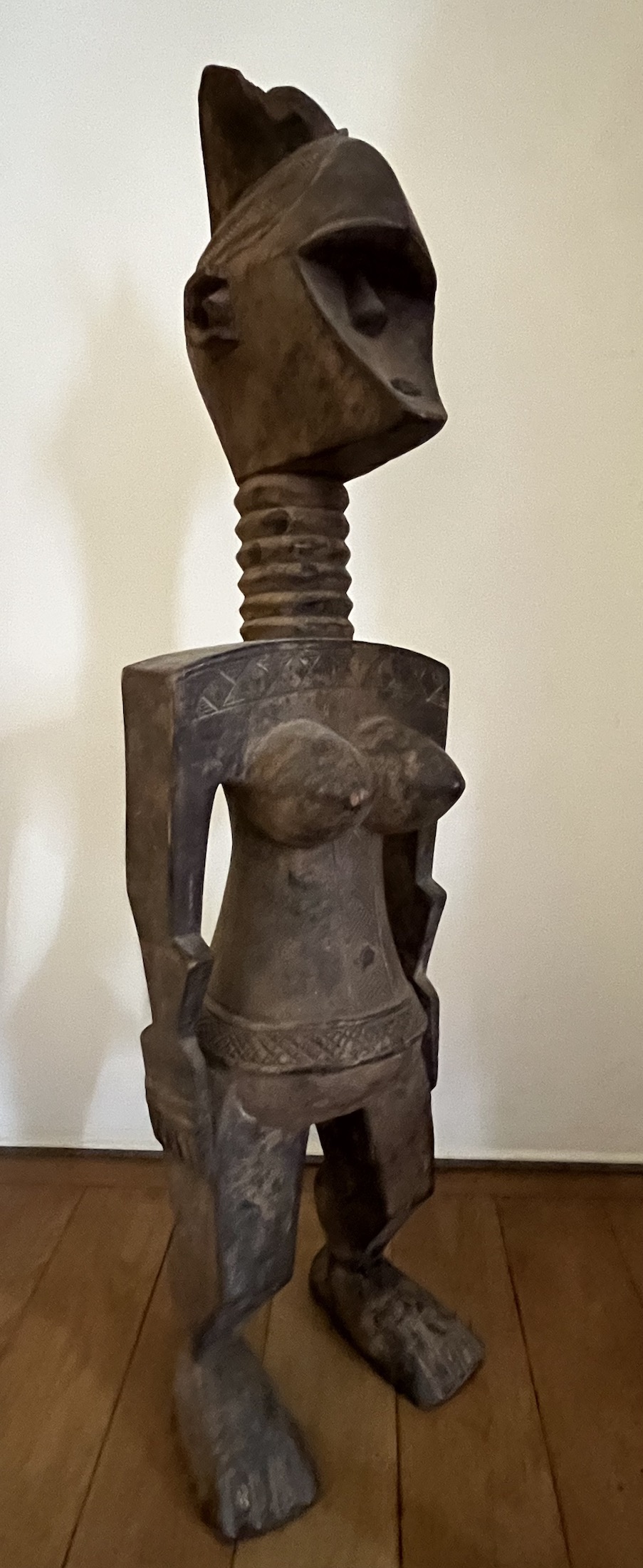 Photo 2 — Statue féminine Nimba (D’mba) — Baga, Guinée — Art tribal Africain