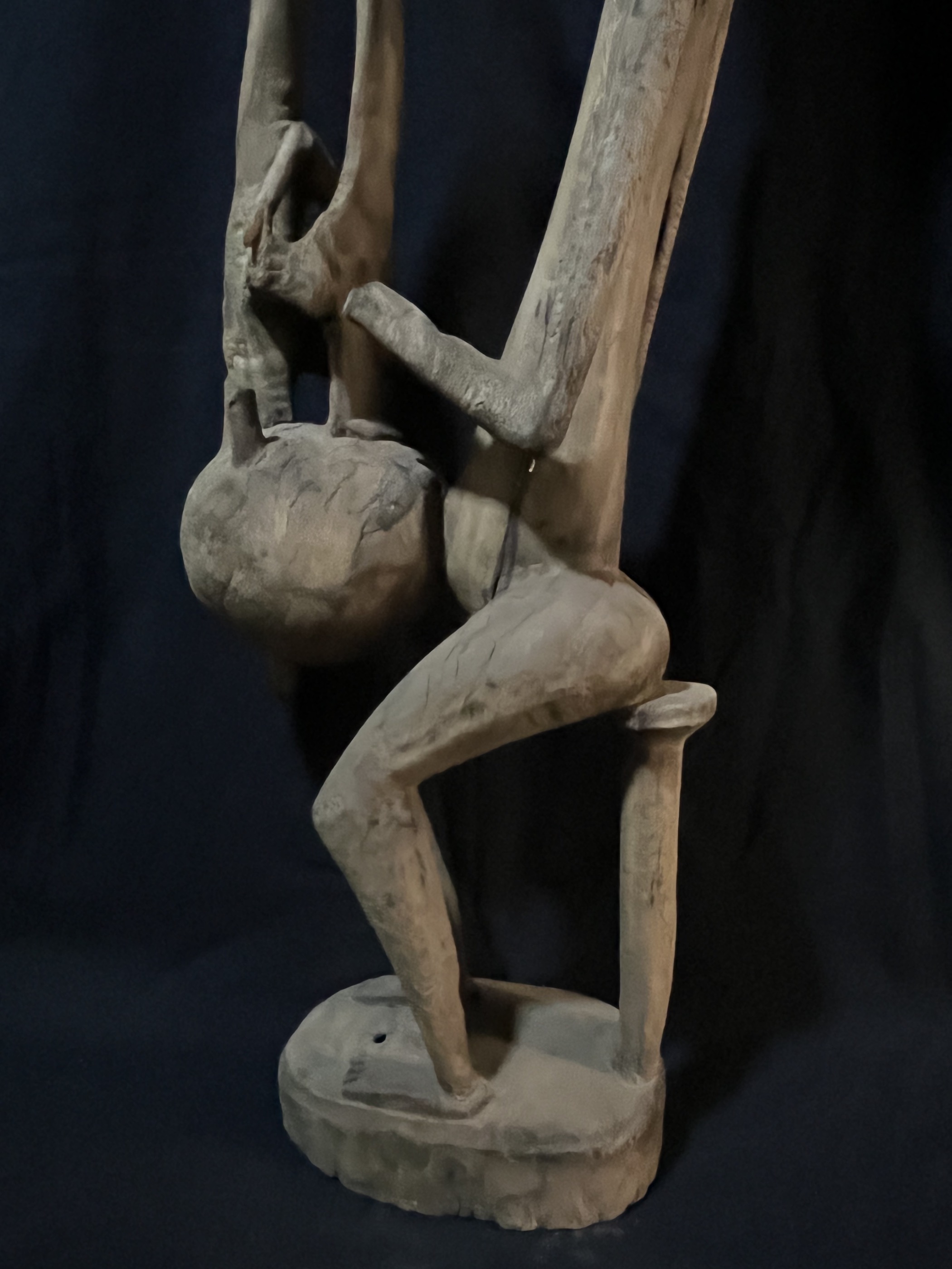 Photo 2 — Statue Dogon « Joueur de Kora » — Dogon, Mali — Art tribal Africain