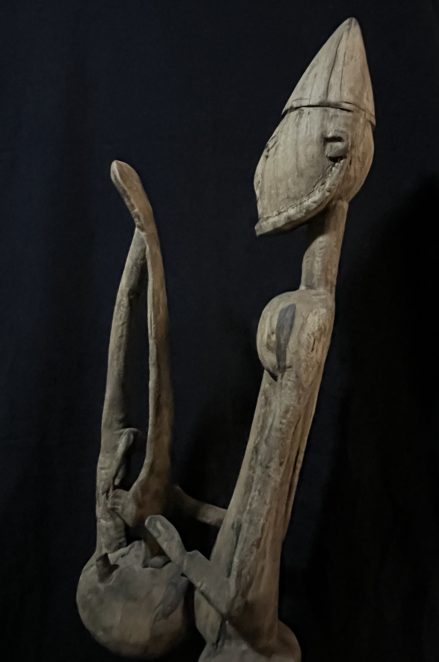 Photo 3 — Statue Dogon « Joueur de Kora » — Dogon, Mali — Art tribal Africain