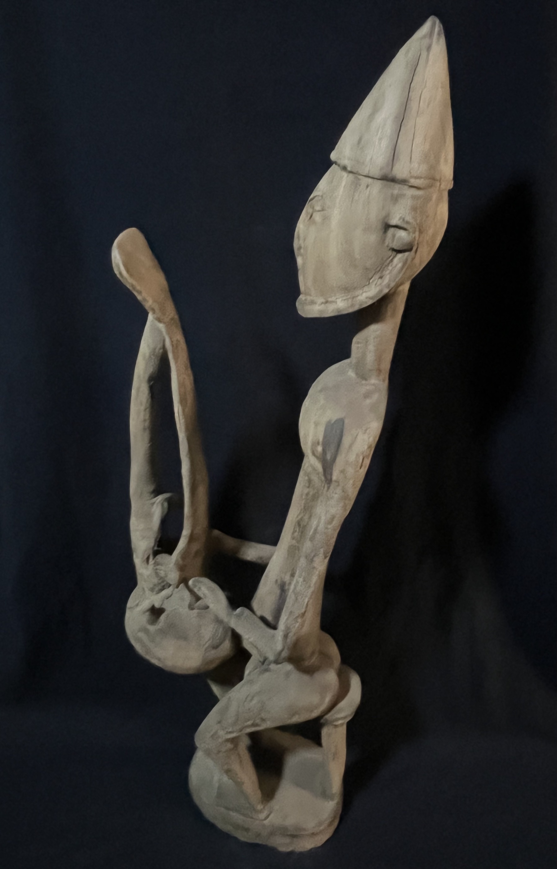 Photo 5 — Statue Dogon « Joueur de Kora » — Dogon, Mali — Art tribal Africain