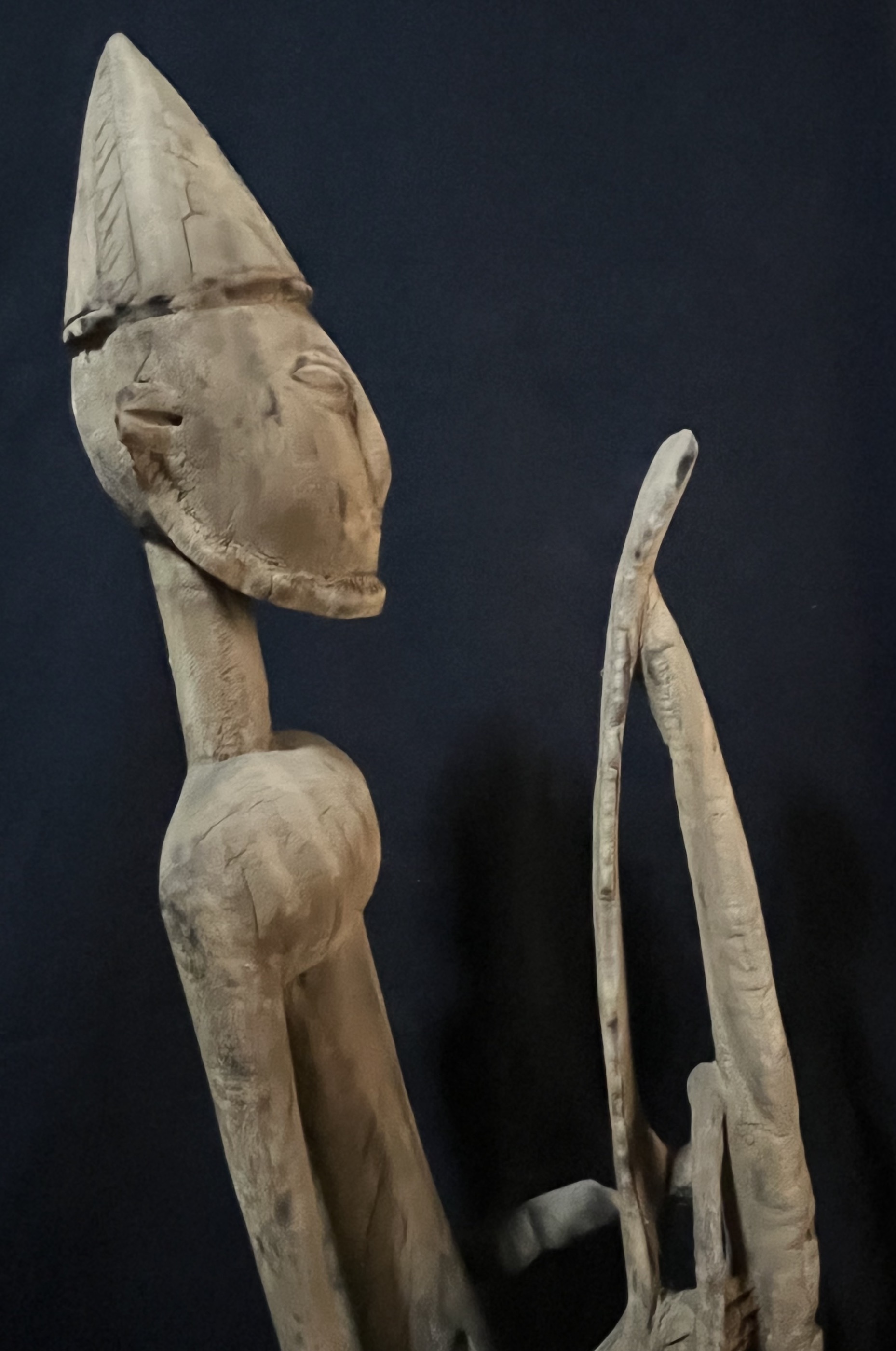 Photo 7 — Statue Dogon « Joueur de Kora » — Dogon, Mali — Art tribal Africain