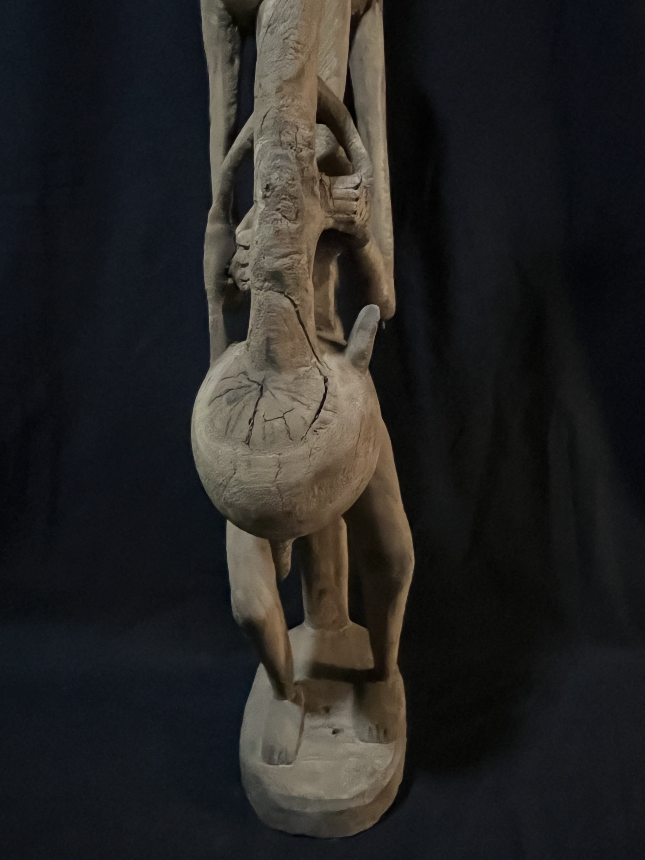 Photo 10 — Statue Dogon « Joueur de Kora » — Dogon, Mali — Art tribal Africain