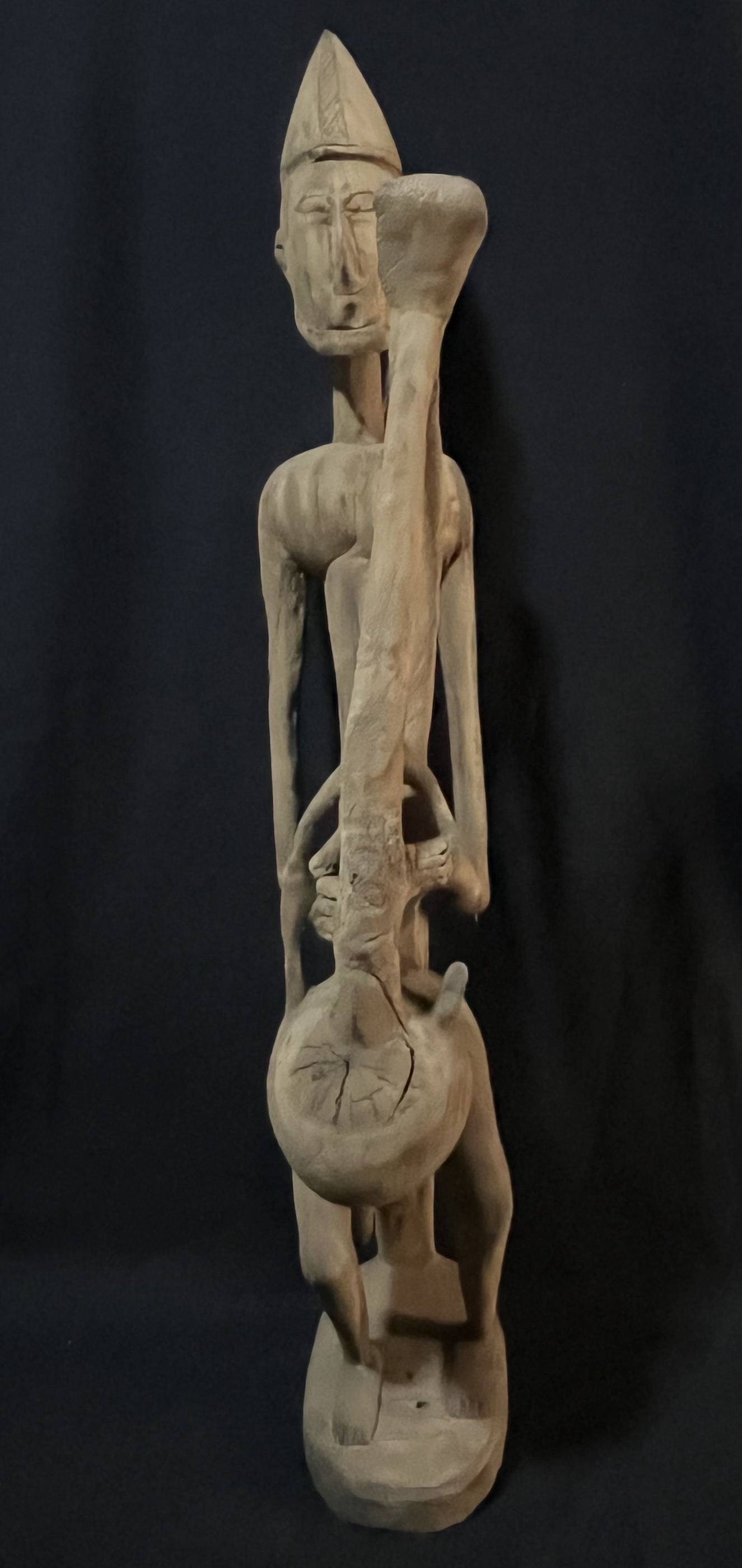 Photo 11 — Statue Dogon « Joueur de Kora » — Dogon, Mali — Art tribal Africain