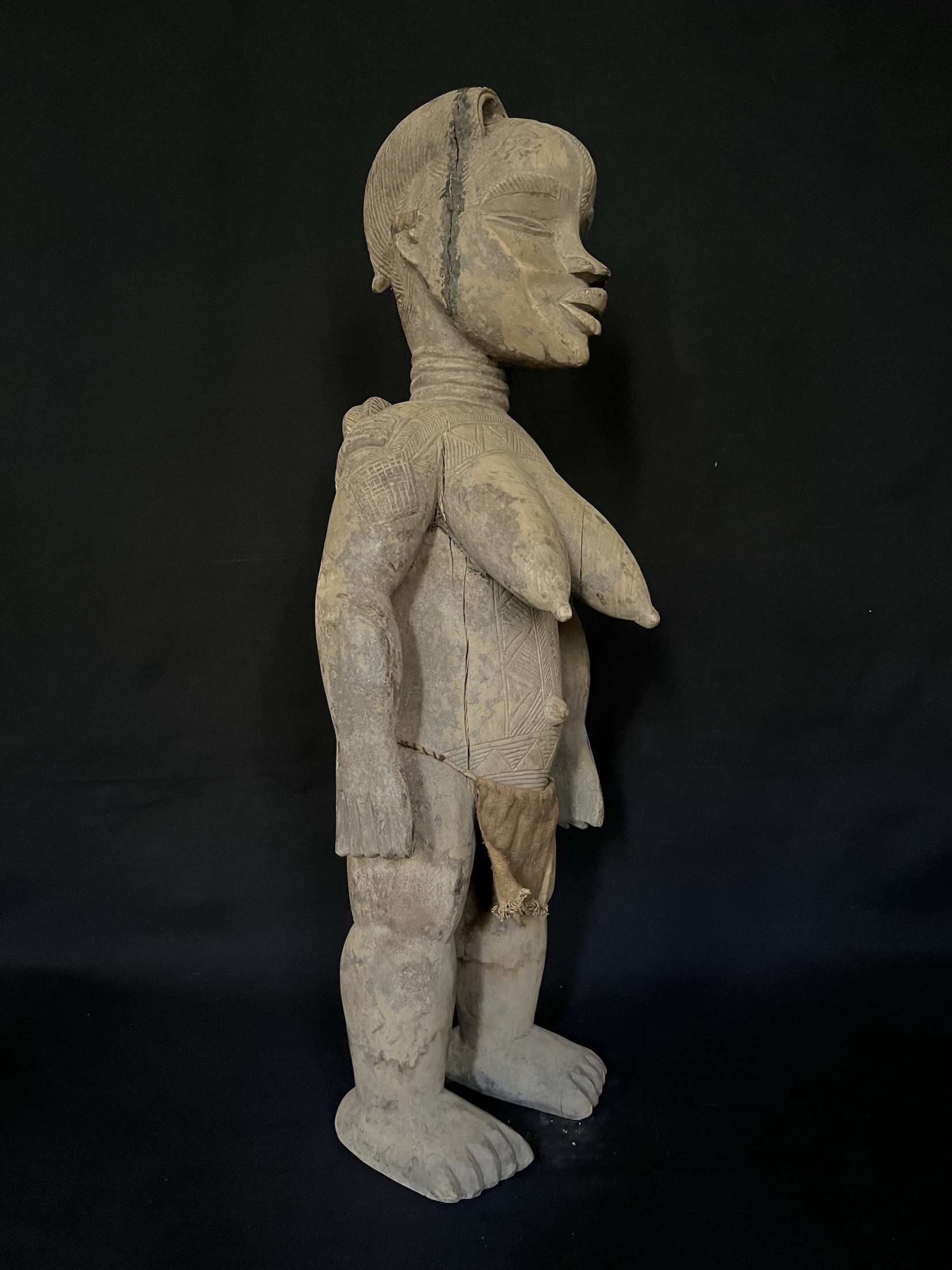 Statue Maternité DAN — Dan, Côte d’Ivoire — Art tribal Africain