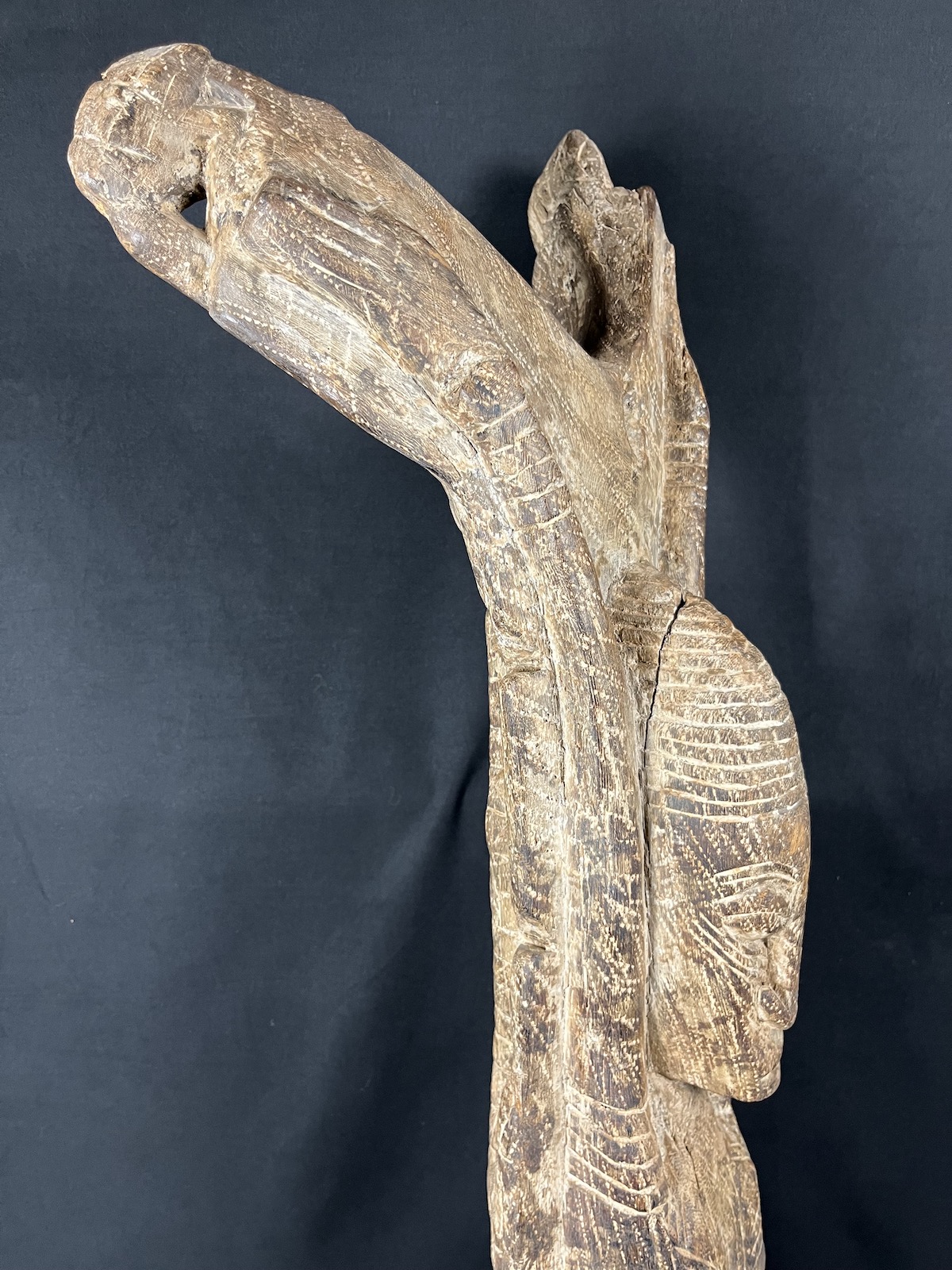 Photo 2 — Échelle Dogon  — Dogon, Mali — Art tribal Africain