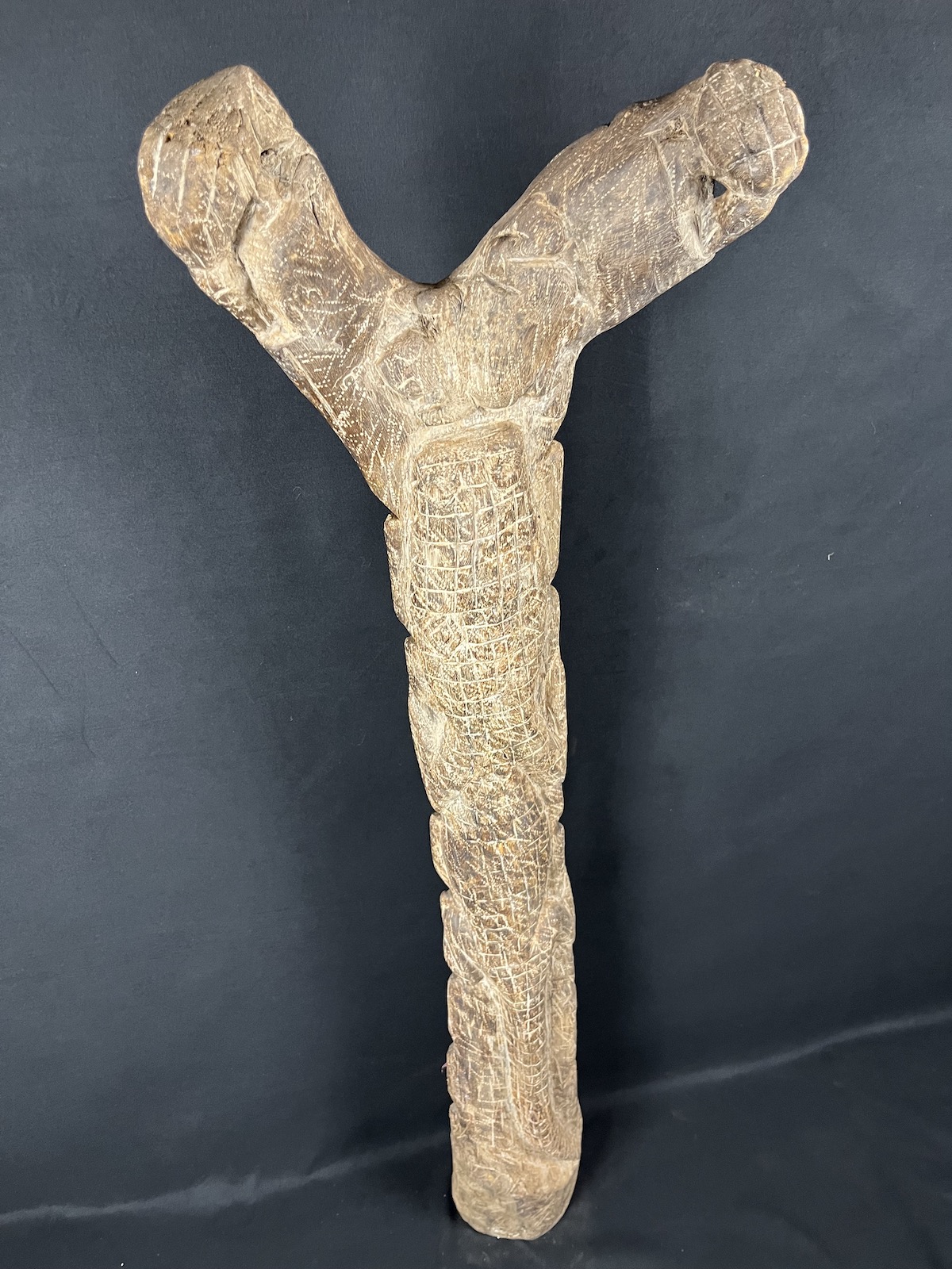 Photo 4 — Échelle Dogon  — Dogon, Mali — Art tribal Africain