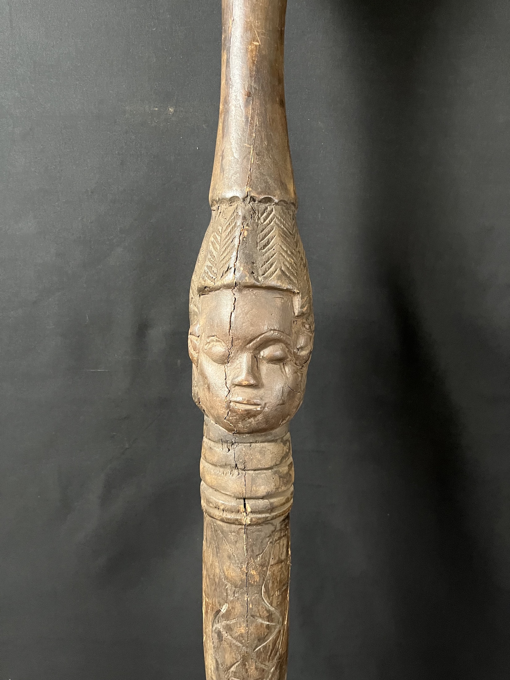 Photo 3 — Sceptre de Dignitaire Baga avec Représentation Anthropo-Zoomorphe — Baga, Guinée — Art tribal Africain