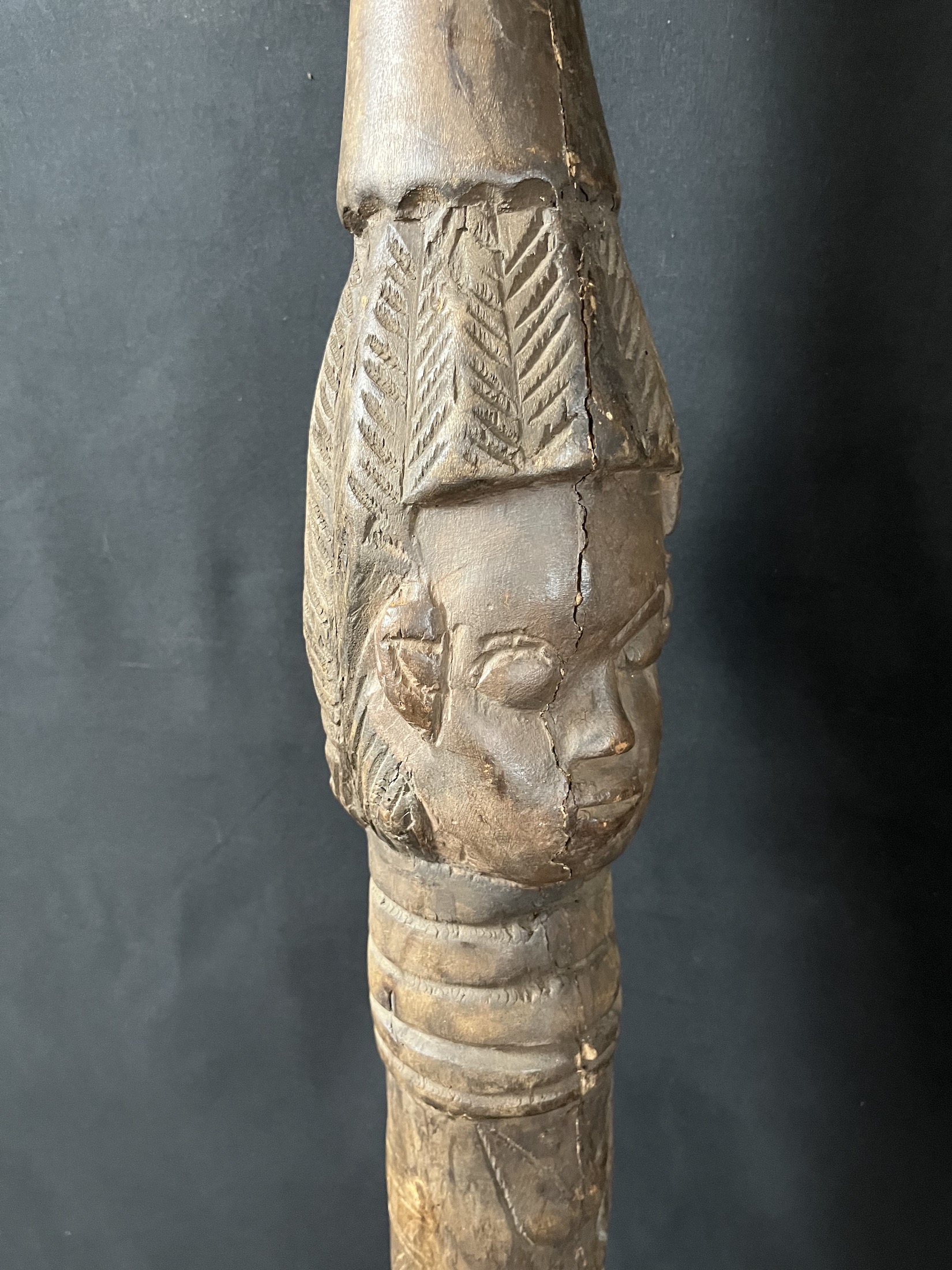Photo 7 — Sceptre de Dignitaire Baga avec Représentation Anthropo-Zoomorphe — Baga, Guinée — Art tribal Africain