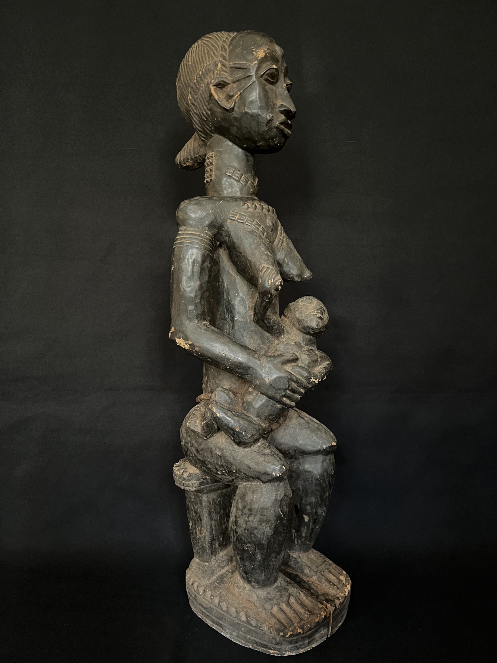 Photo 4 — Femme Baoulé maternité — Baoulé, Côte d’Ivoire — Art tribal Africain