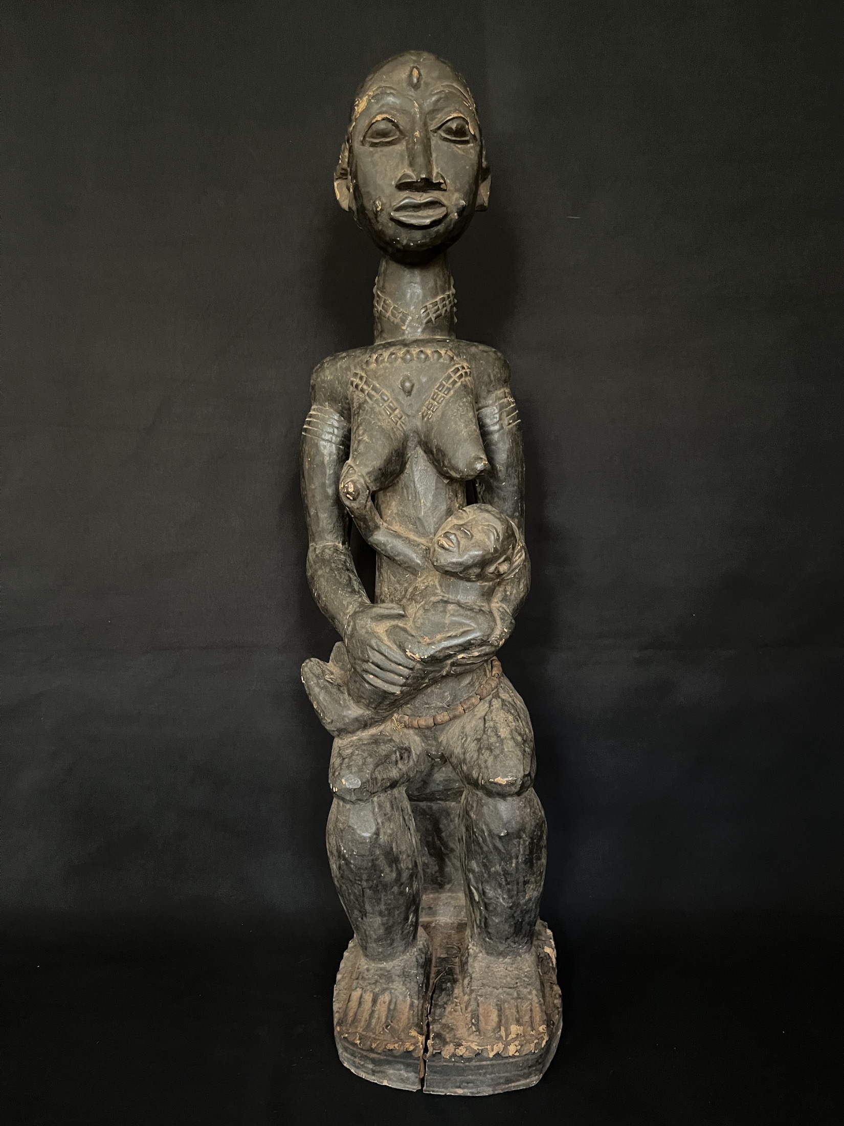 Photo 6 — Femme Baoulé maternité — Baoulé, Côte d’Ivoire — Art tribal Africain