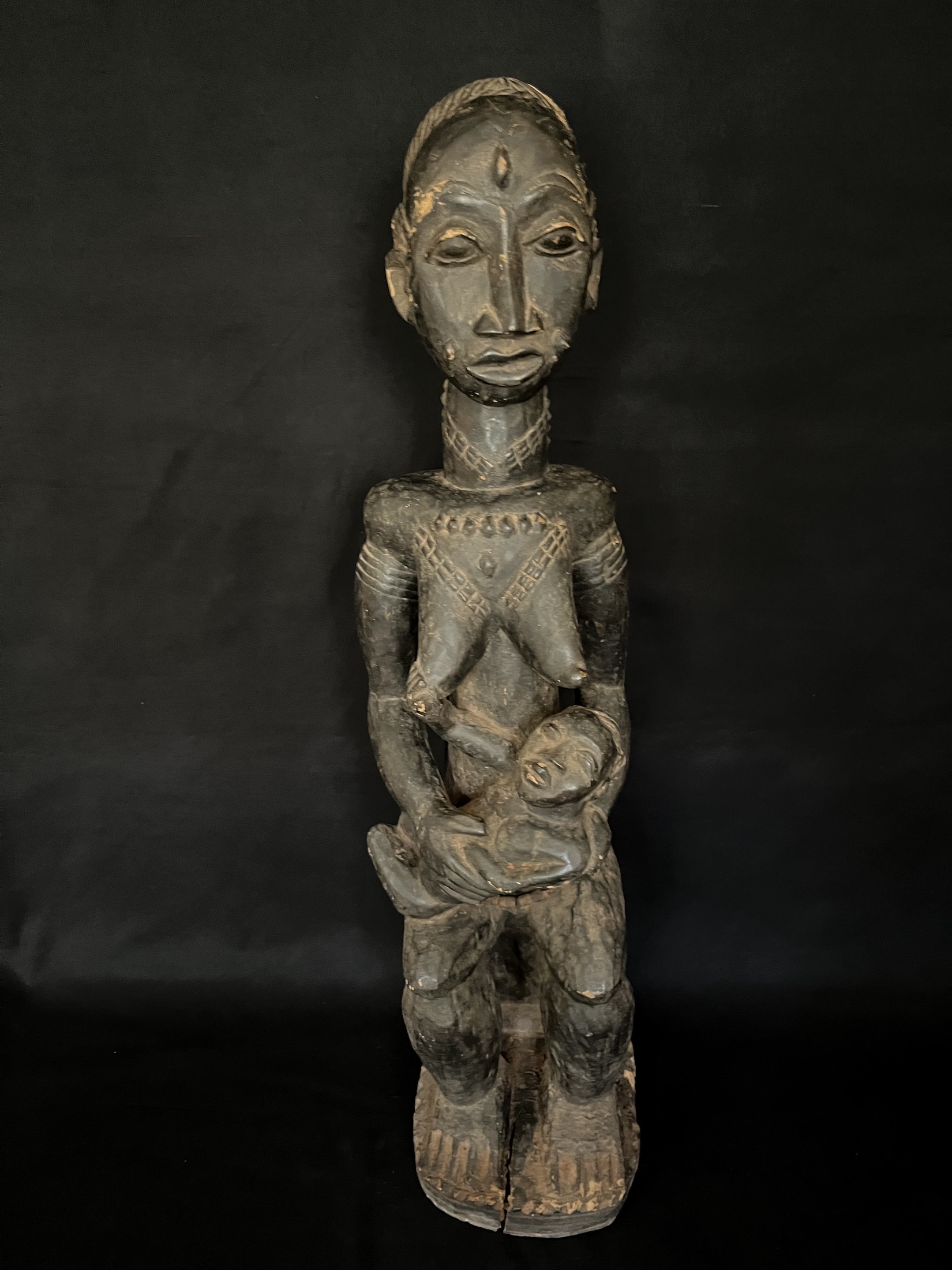 Photo 7 — Femme Baoulé maternité — Baoulé, Côte d’Ivoire — Art tribal Africain