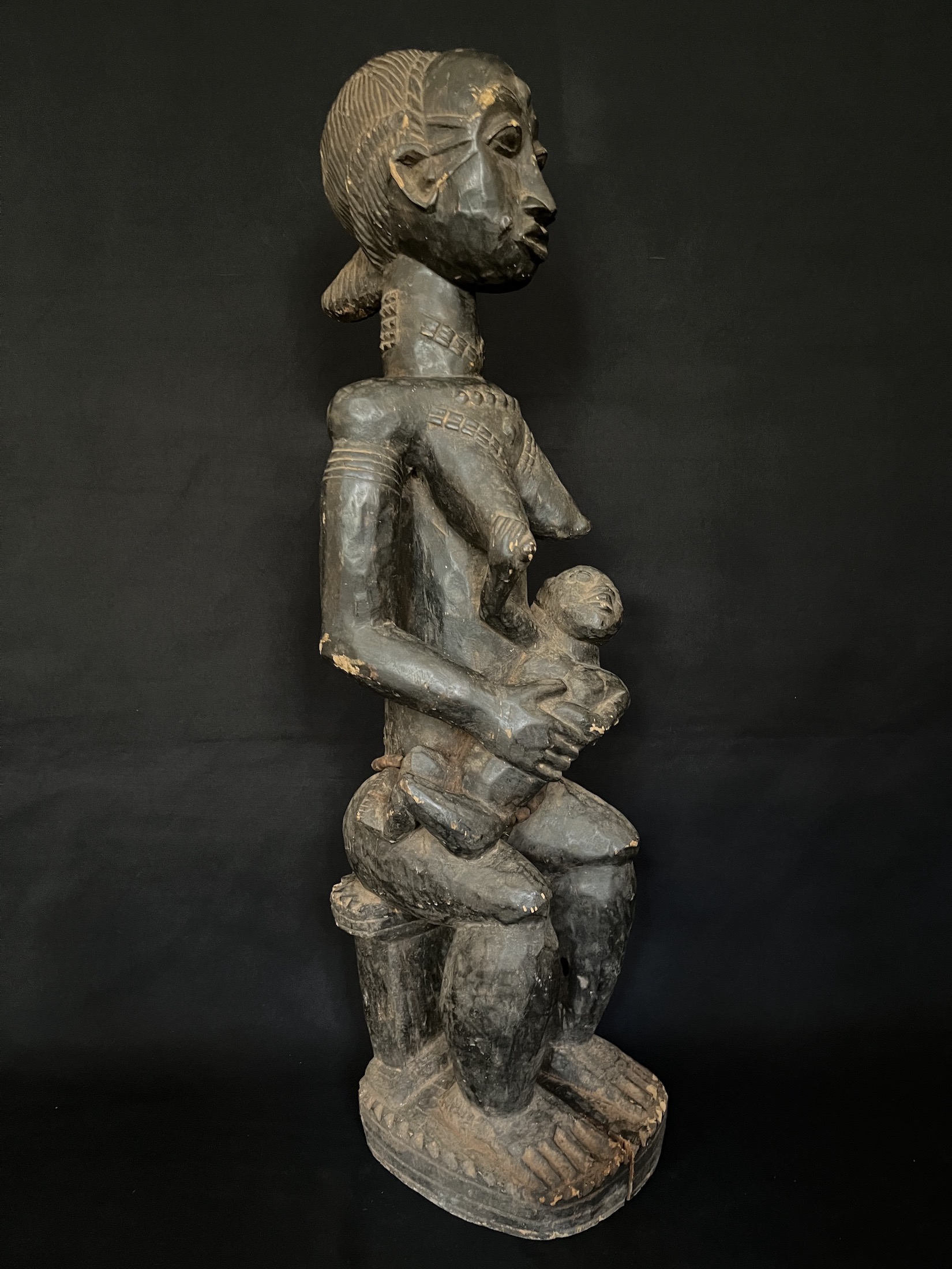 Photo 8 — Femme Baoulé maternité — Baoulé, Côte d’Ivoire — Art tribal Africain