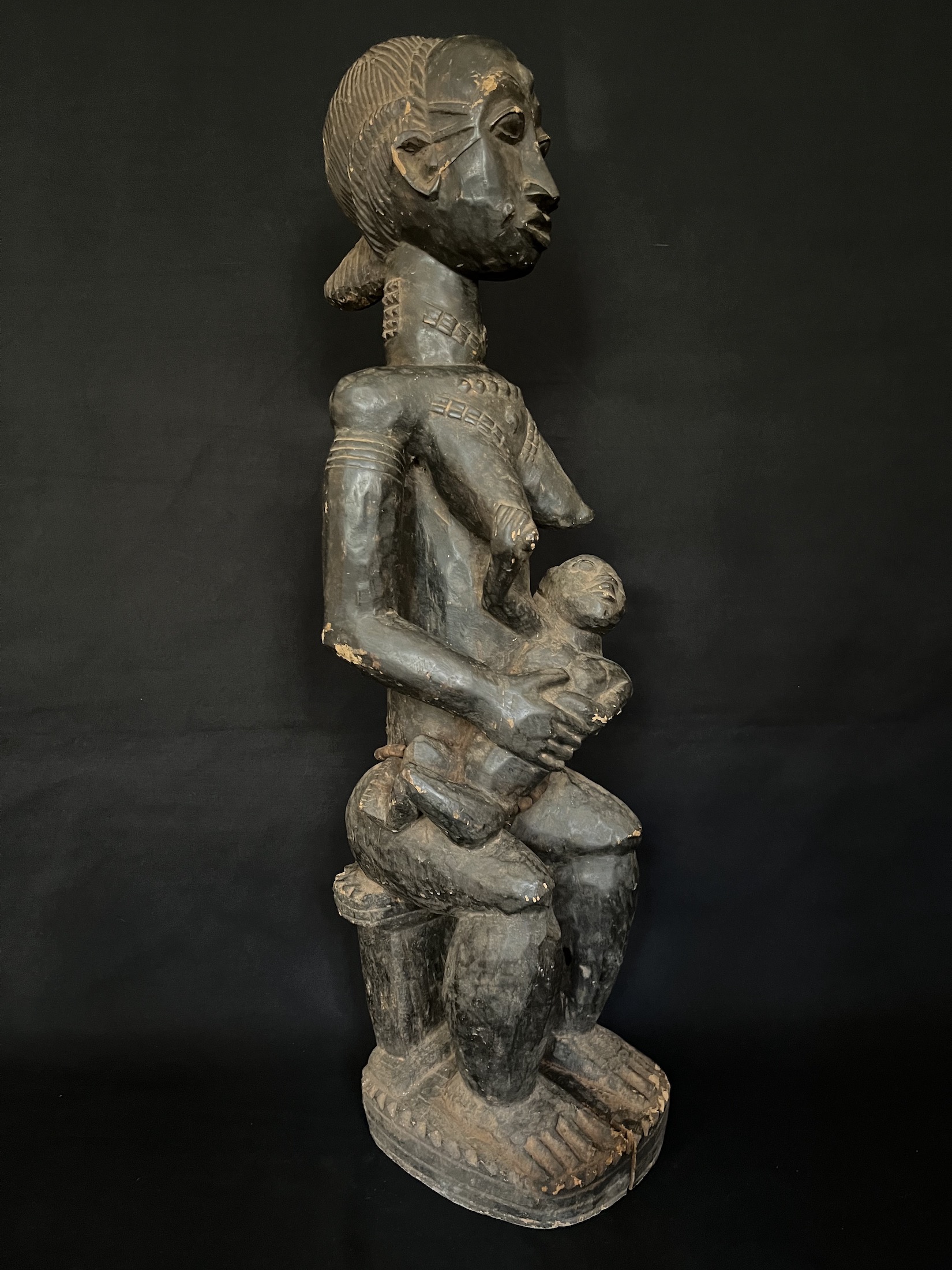 Photo 9 — Femme Baoulé maternité — Baoulé, Côte d’Ivoire — Art tribal Africain