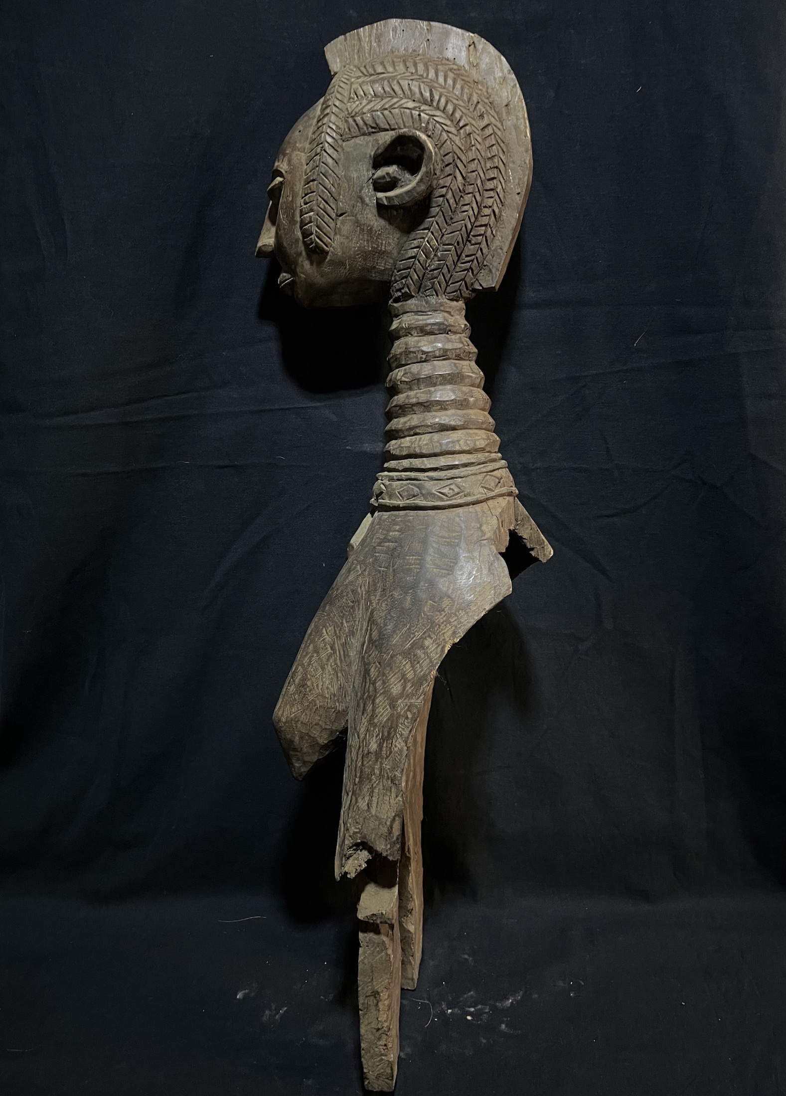 Photo 2 — Masque cimier Zirigen-Wonde — Baga, Guinée — Art tribal Africain