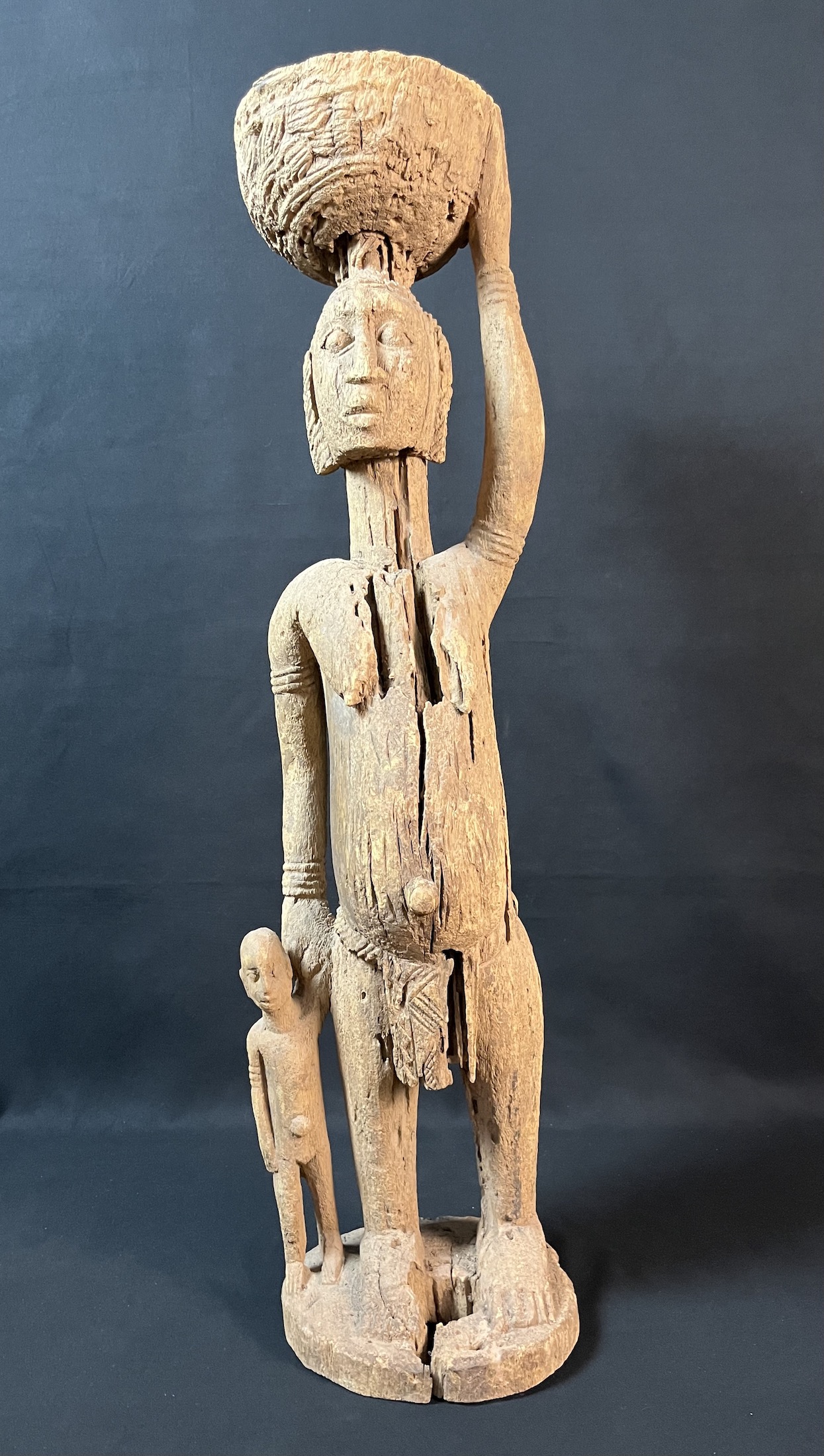 Photo 2 — Statue Bambara mère enfant — Bambara, Mali — Art tribal Africain