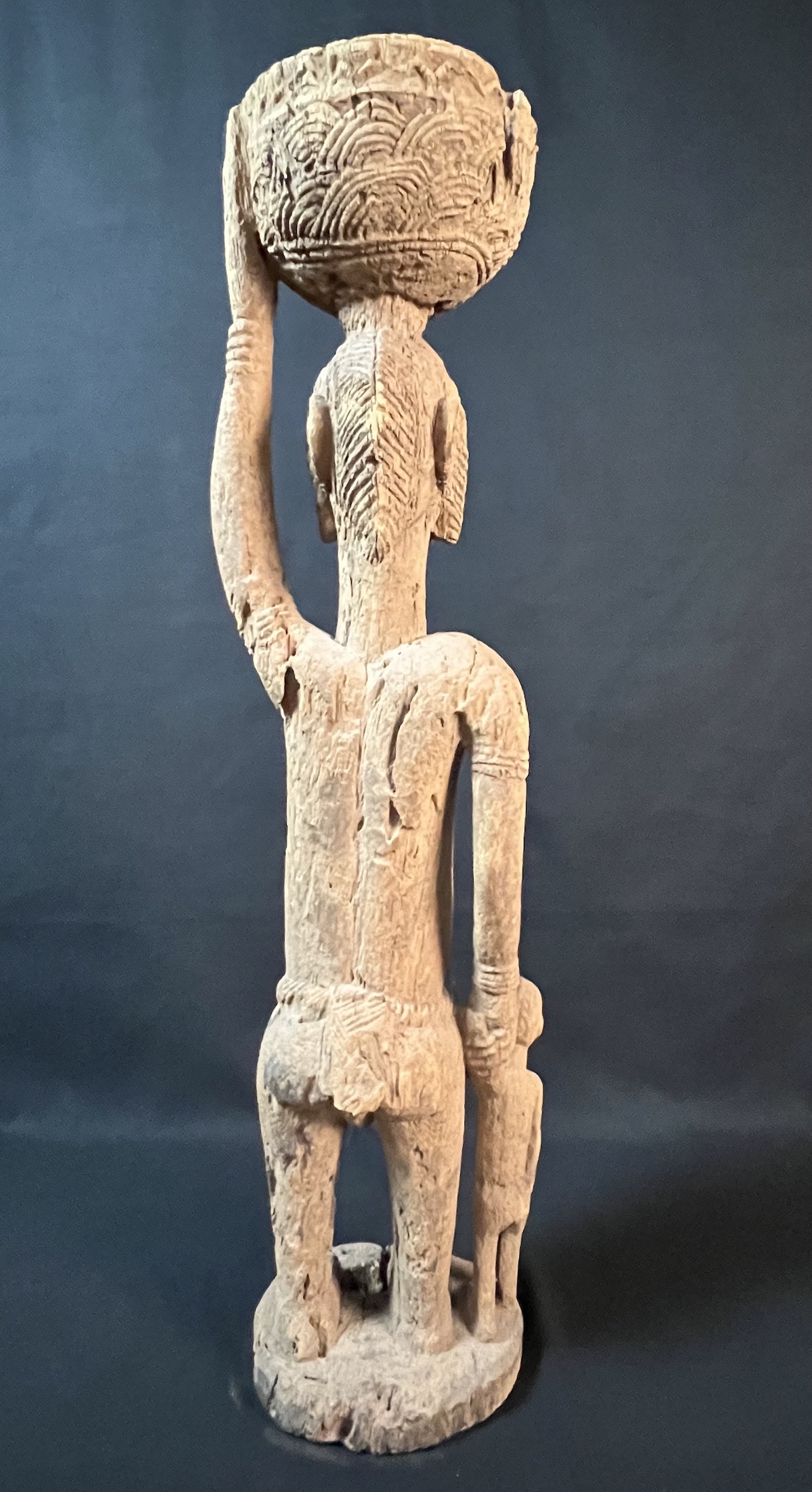 Photo 4 — Statue Bambara mère enfant — Bambara, Mali — Art tribal Africain
