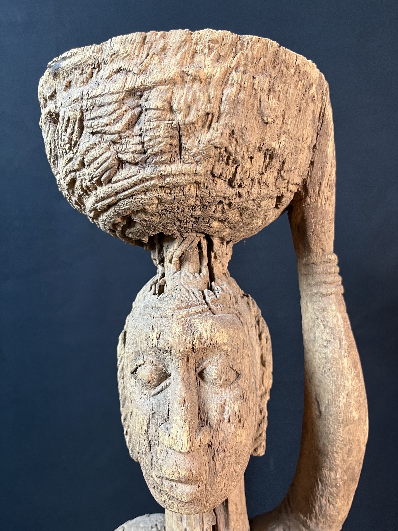 Photo 5 — Statue Bambara mère enfant — Bambara, Mali — Art tribal Africain